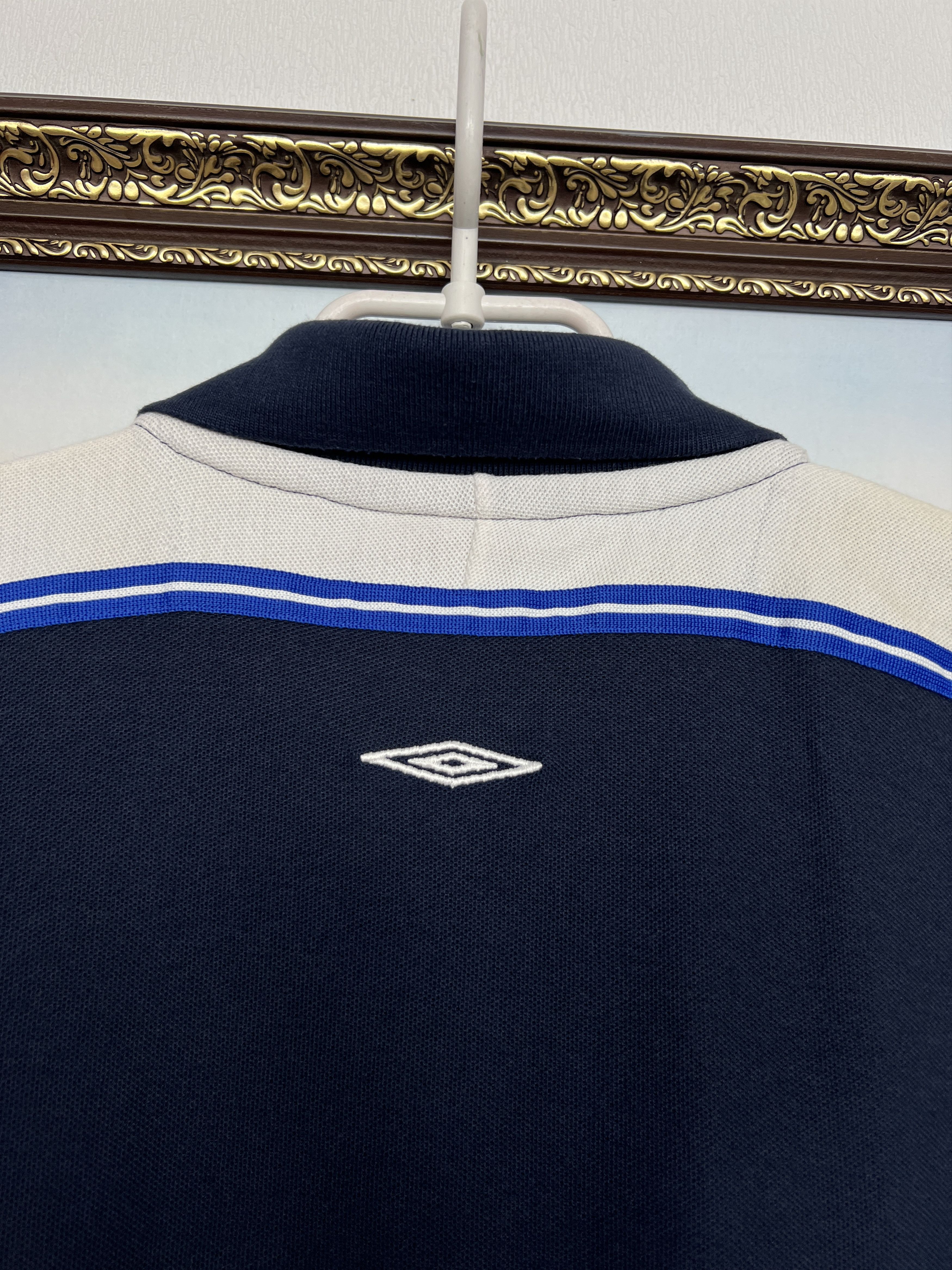 Umbro Vintage 2000's Chelsea Football Train Polo Shirt Jersey Size US XL / EU 56 / 4 - 9 Thumbnail