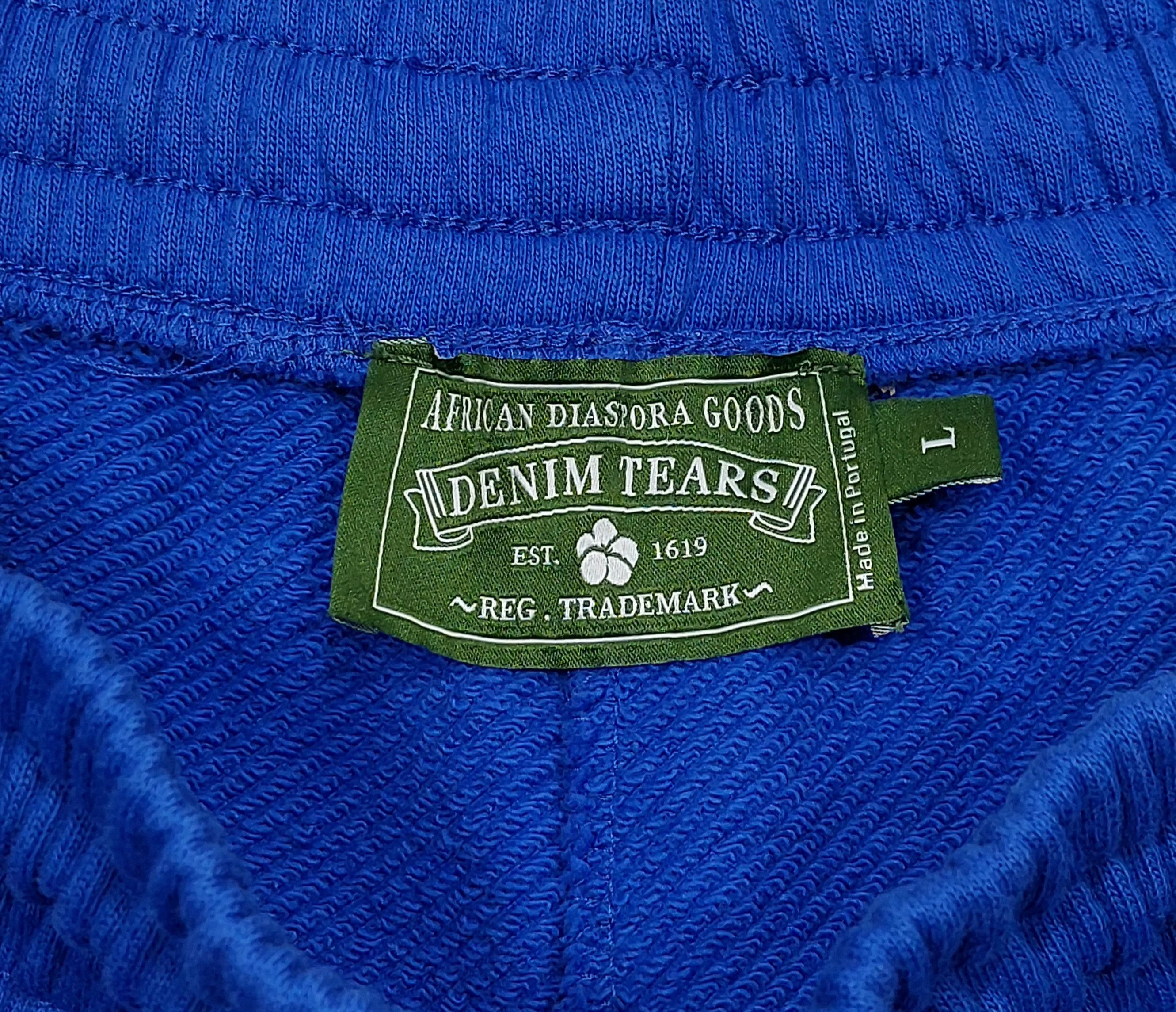DENIM TEARS cotton wreath large sweatpants - blue L Size US 34 / EU 50 - 2 Thumbnail