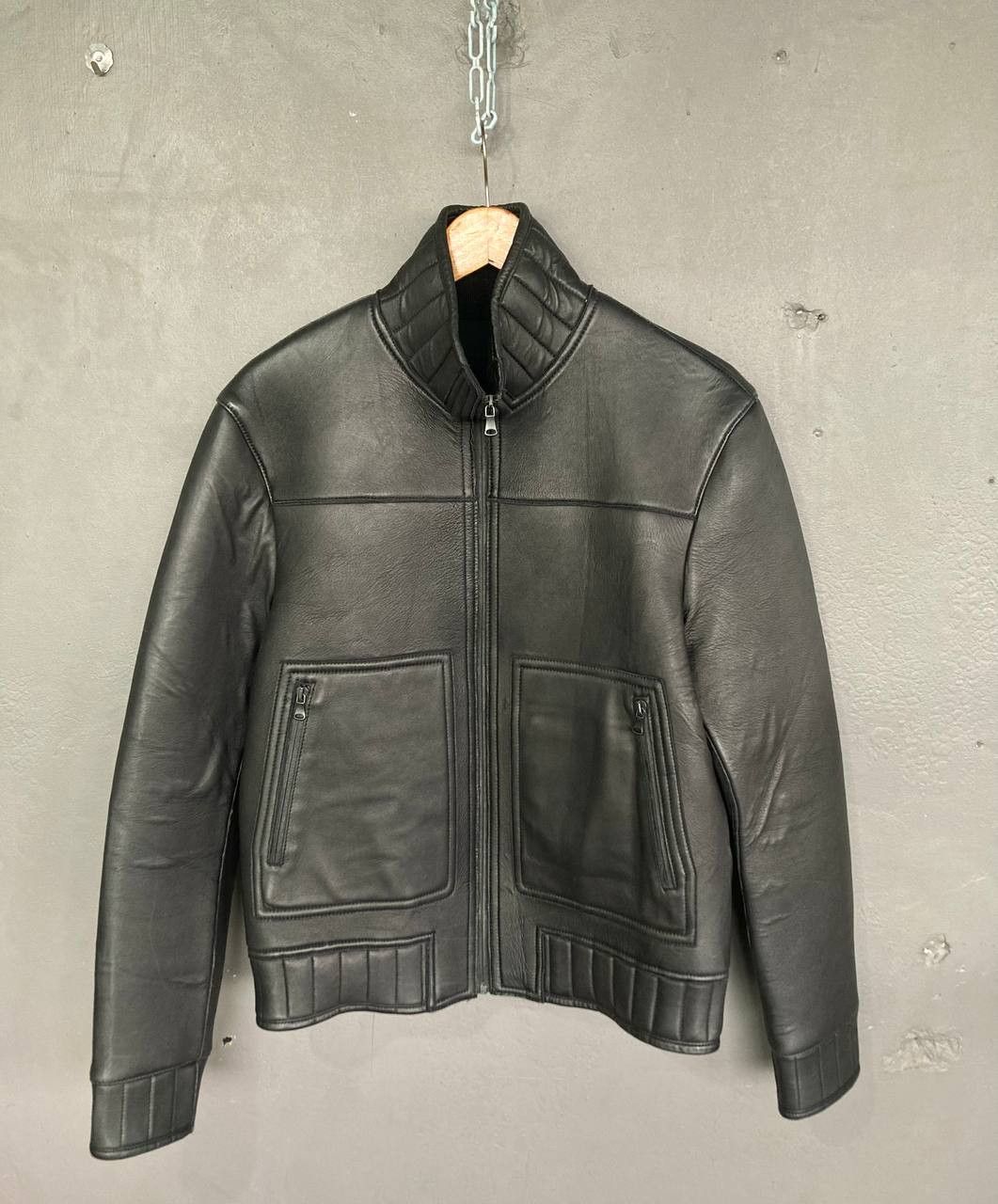 Neil Barrett Neil Barrett Leather Motorcycle Jacket Size US M / EU 48-50 / 2 - 1 Thumbnail