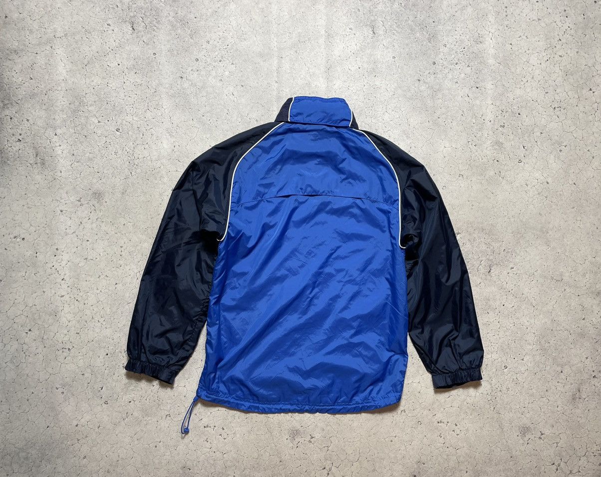 Nike × Vintage Vintage Nylon Blue Nike Swoosh Windbreaker Jacket Y2K Drill Size US S / EU 44-46 / 1 - 2 Thumbnail