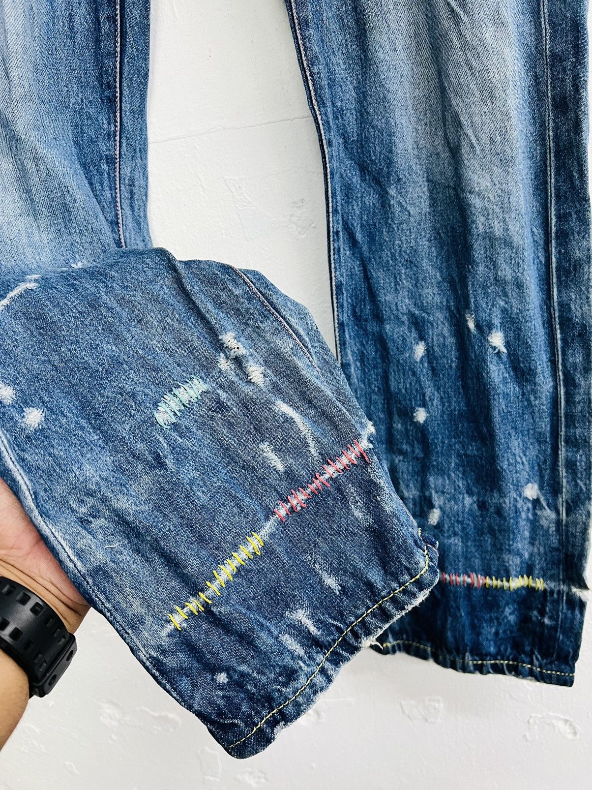Issey Miyake × Tsumori Chisato Archive Tsumori Chisato Distressed Design Denim Size US 32 / EU 48 - 8 Thumbnail