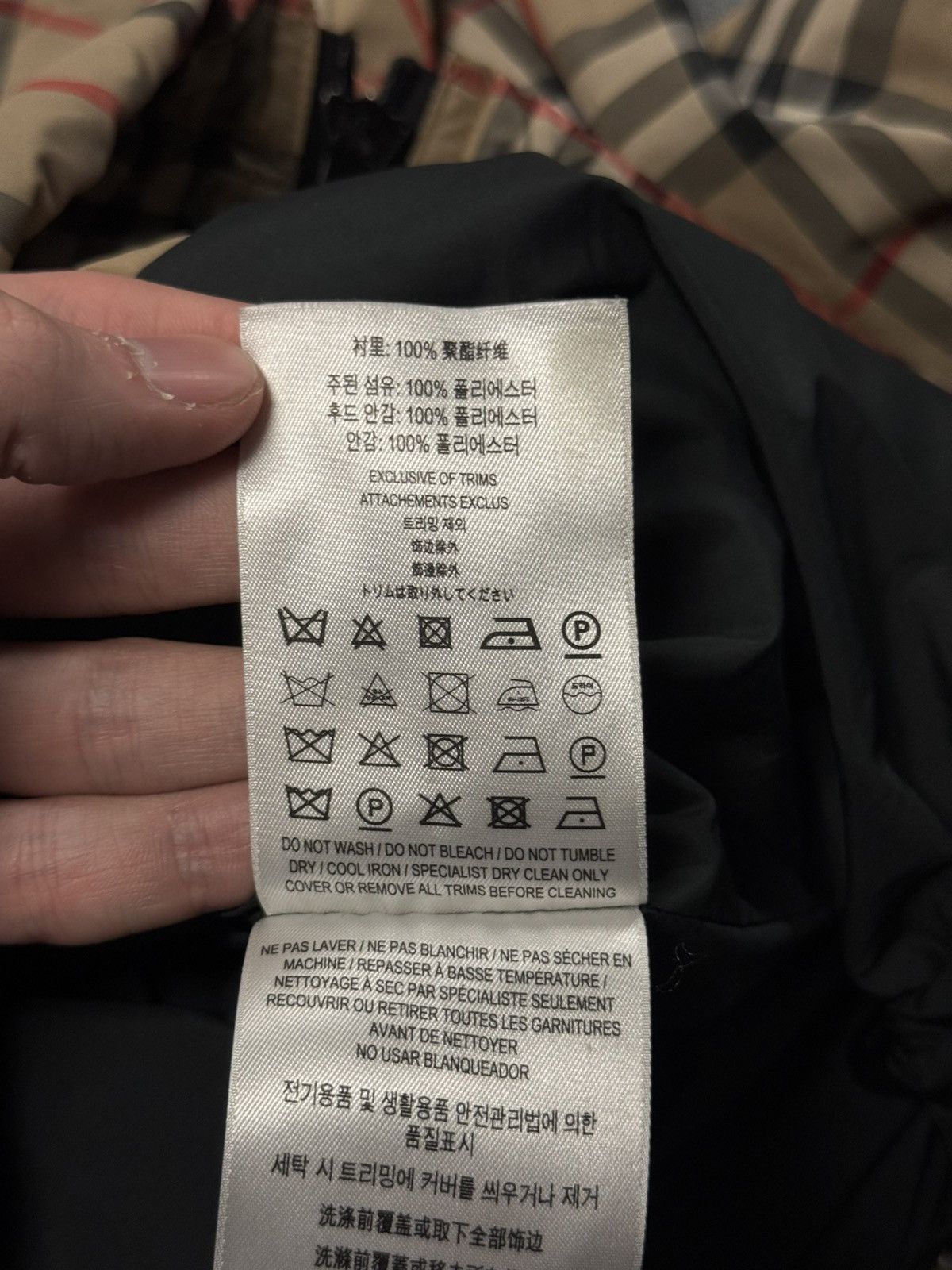 Burberry Size 4UK/2US (XS) - Burberry Vintage Check Hooded Jacket Size XS / US 0-2 / IT 36-38 - 16 Thumbnail