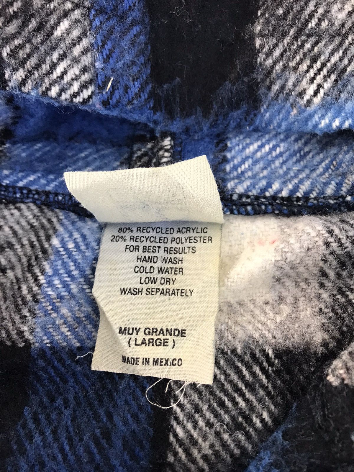 Flannel Oak Pointer Flannel Hooded Jacket Big Pocket Plaid Checked Size US L / EU 52-54 / 3 - 6 Thumbnail