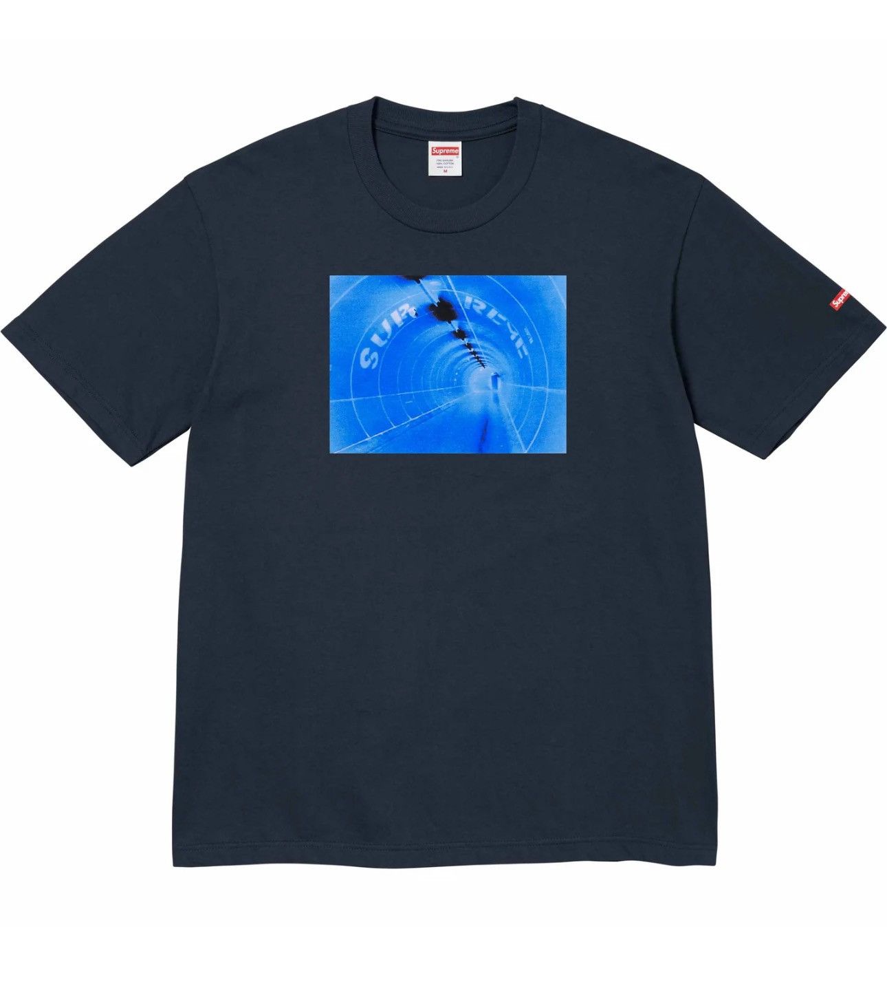 Supreme Supreme Tunnel Tee Navy Size US XL / EU 56 / 4 - 1 Thumbnail