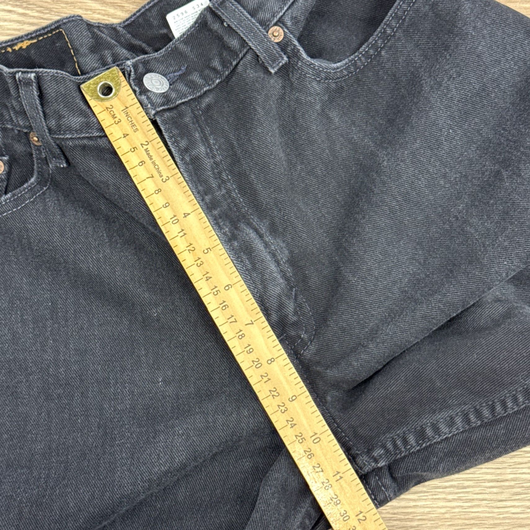 Levi's VINTAGE Levi's Jeans 550 Women Tapered Relaxed Fit Black 10 Misses S Adult Womens High Rise 27in Inseam Size 32" / US 10 / IT 46 - 6 Thumbnail