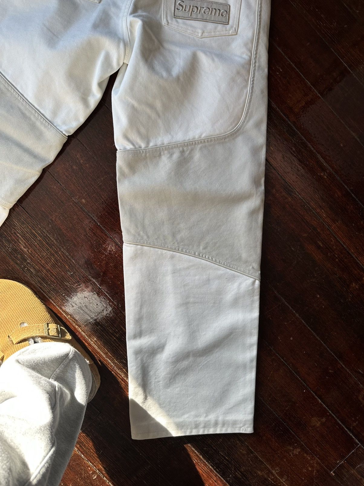 Supreme × Vanson Leathers SUPREME X VANSON LEATHERS CORDURA COTTON PANT WHITE 30 Size US 30 / EU 46 - 14 Thumbnail