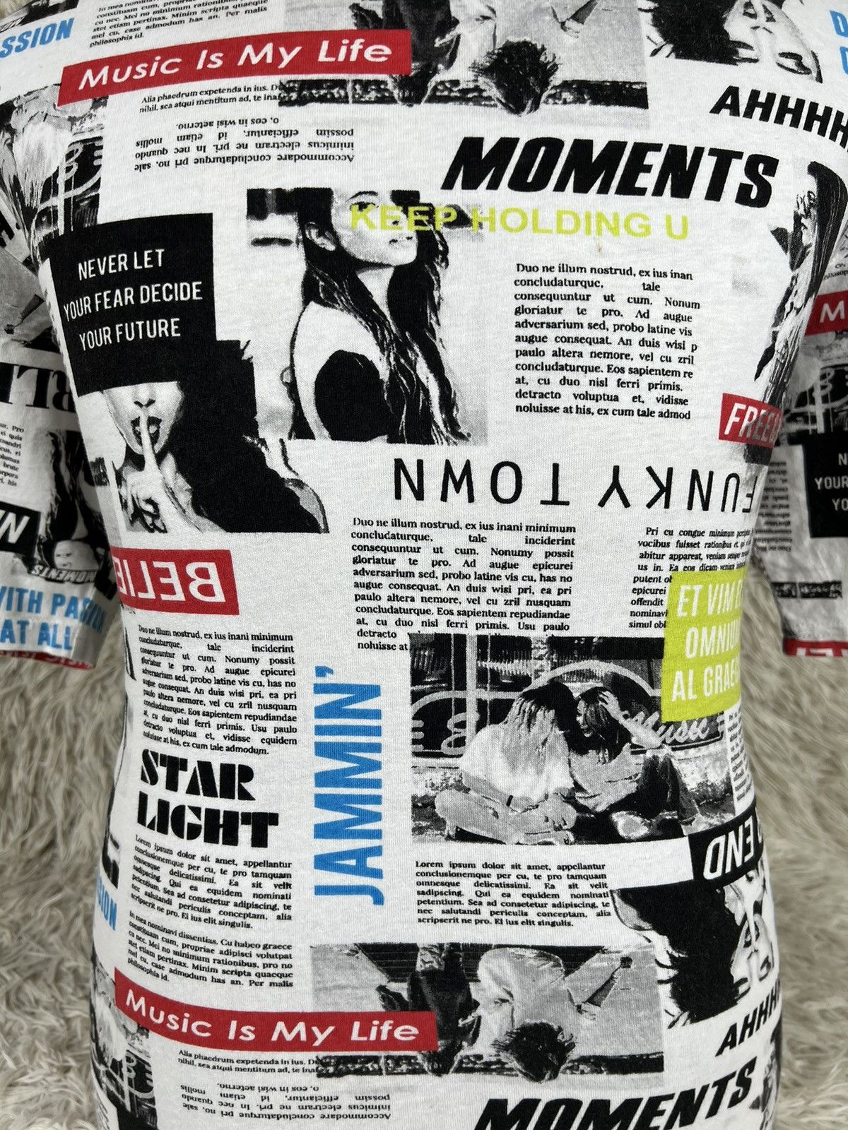 Japanese Brand Thunder Storm Over Print Size US L / EU 52-54 / 3 - 2 Thumbnail