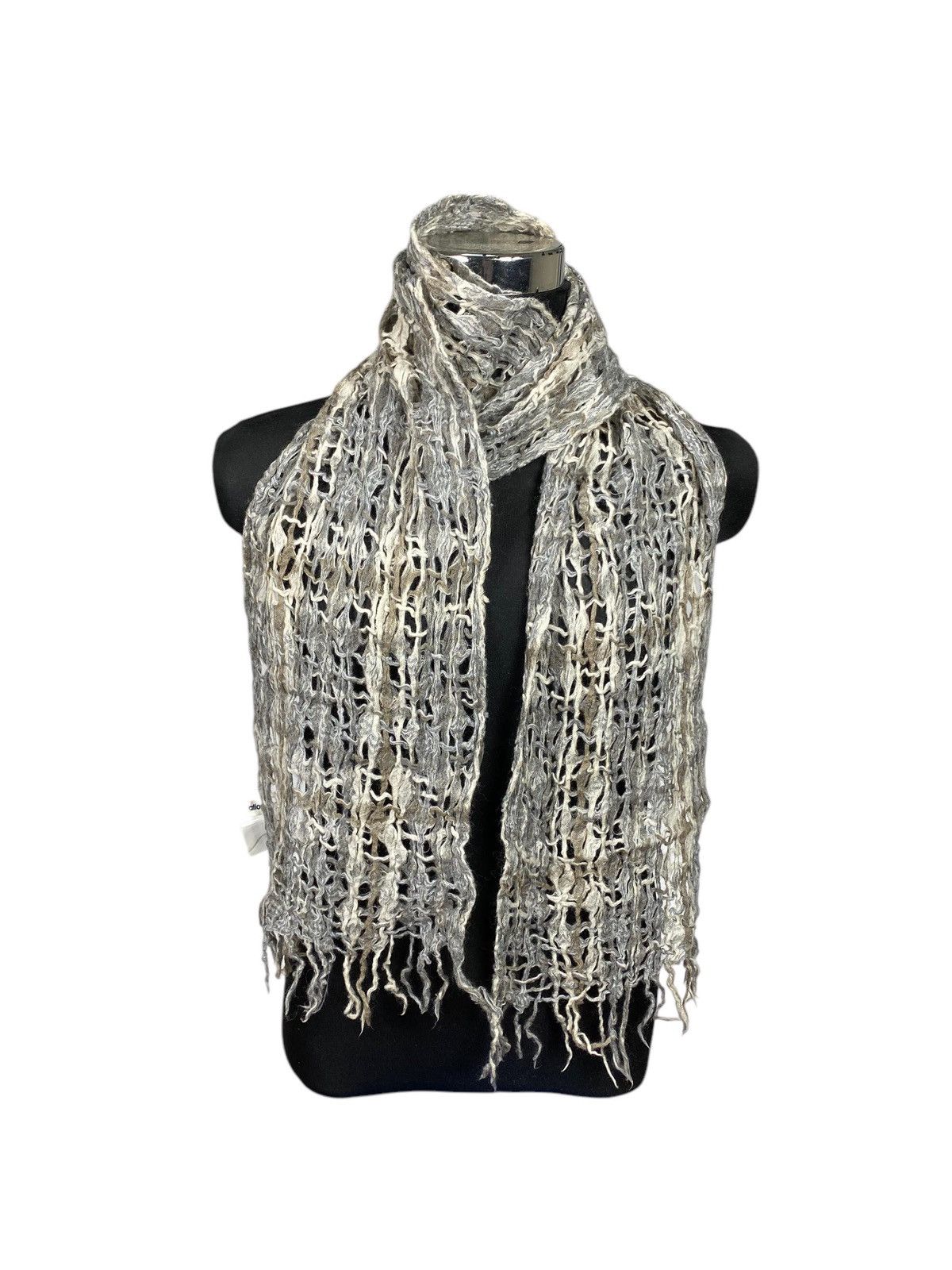 Issey Miyake Vintage Issey Miyake Plantation Wool Scarf Size ONE SIZE - 1 Thumbnail