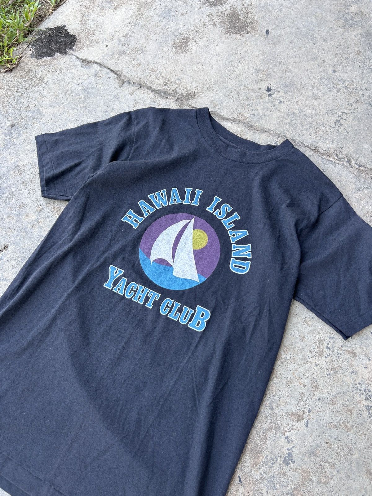 Hanes HAWAII ISLAND YATCH CLUB VINTAGE HANES FIFTY-FIFTY USA Size US M / EU 48-50 / 2 - 2 Thumbnail