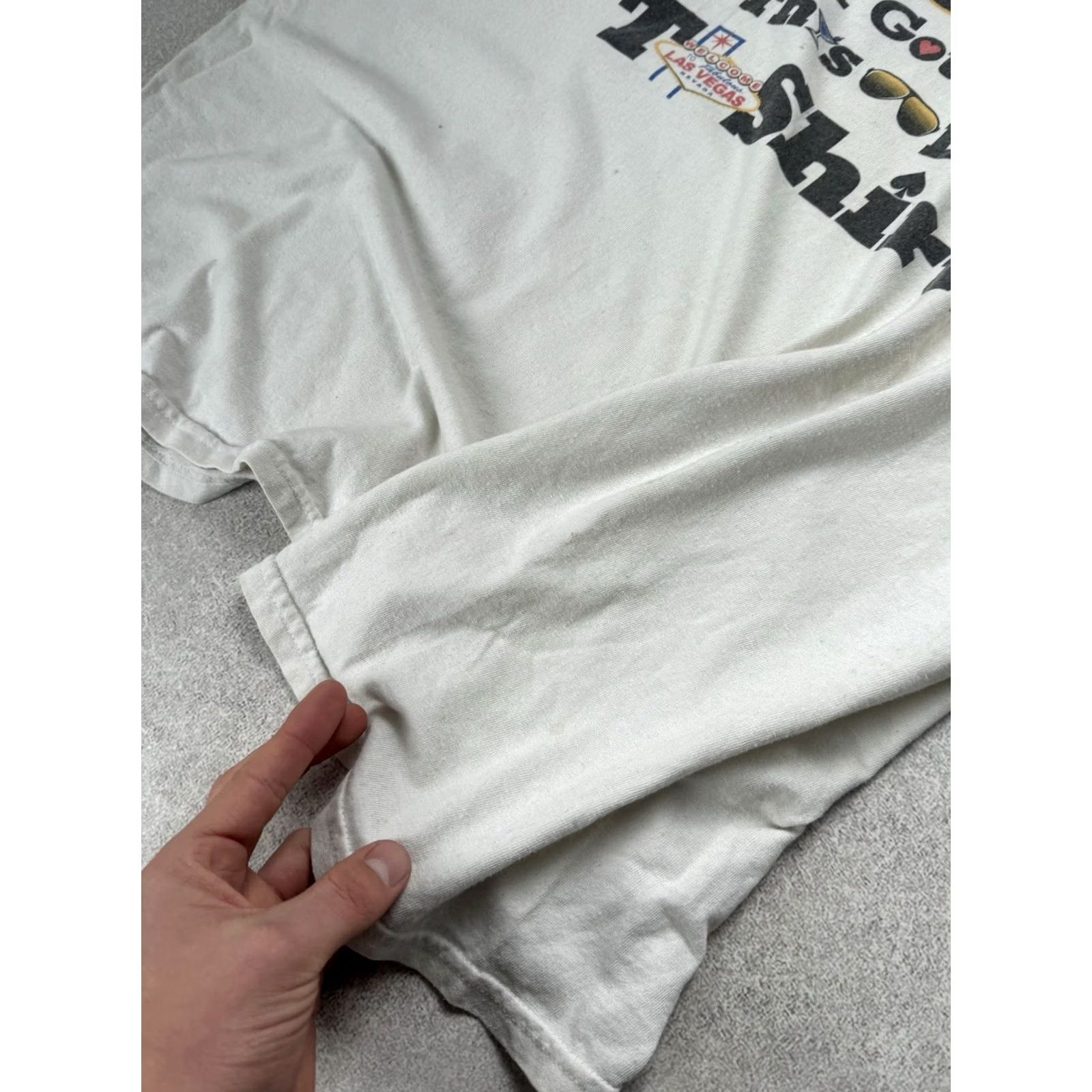 Gildan VINTAGE Gildan Las Vegas Casino White T Shirt Size Xl Men 00s Size US XL / EU 56 / 4 - 5 Thumbnail