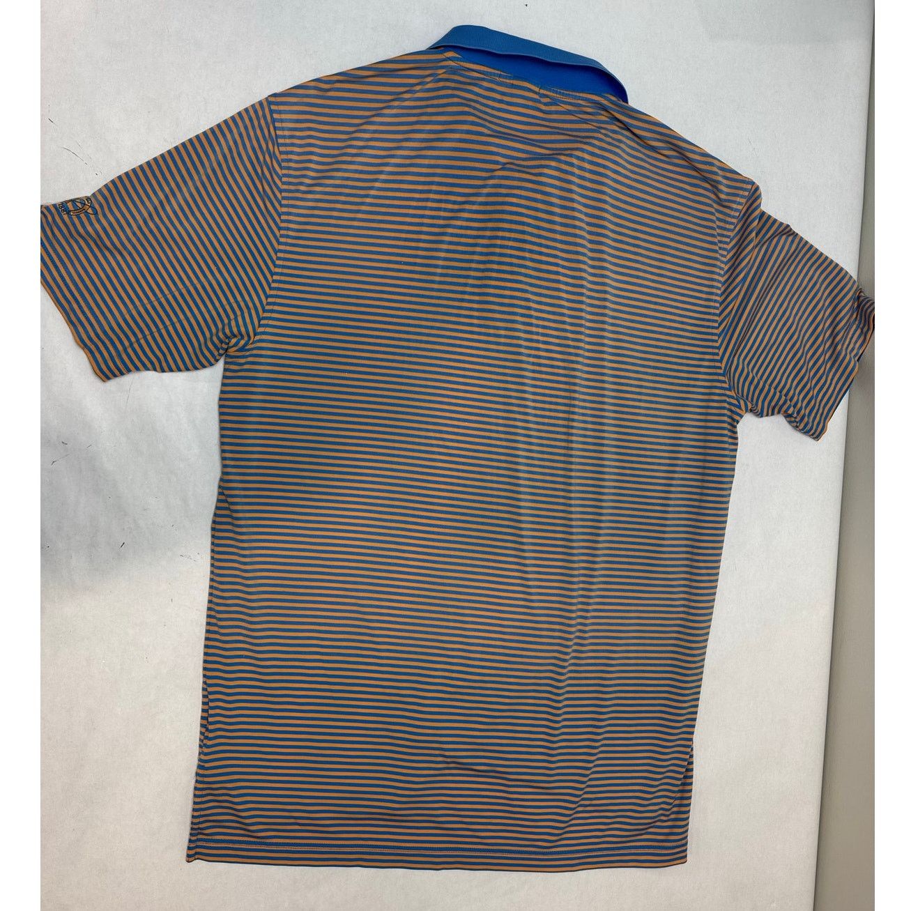 Peter Millar Peter Millar Summer Comfort Orange Blue Striped Polo Large Size US L / EU 52-54 / 3 - 5 Thumbnail