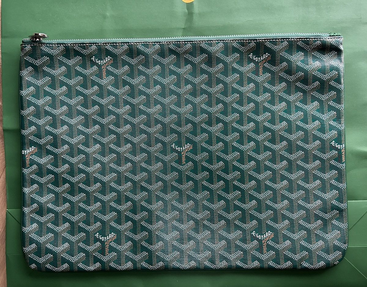 Goyard Senat Pouch GM Green