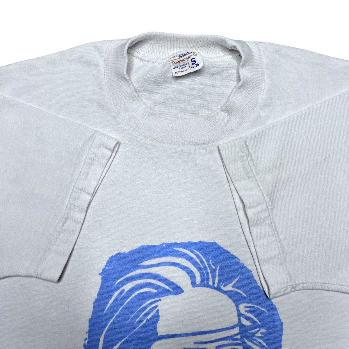 Vintage Vtg 1970s Albert Einstein Towncraft Water Based Graphic Tee Size US S / EU 44-46 / 1 - 2 Thumbnail