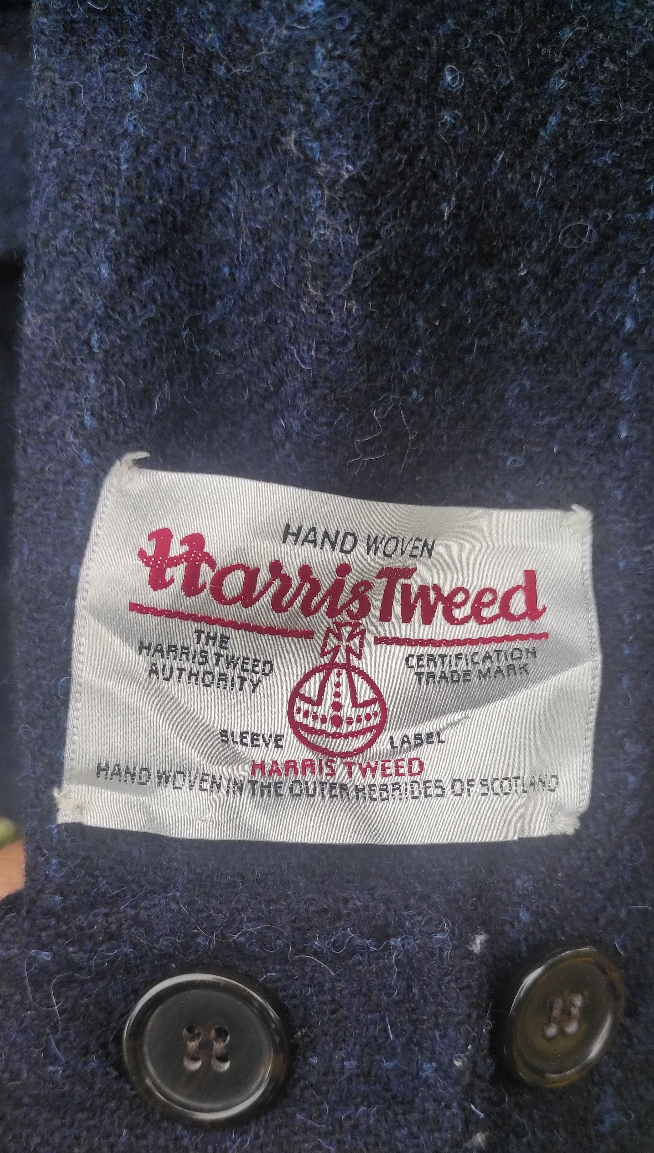 Harris Tweed Harris Tweed Handwoven Wool Duffel Jacket Size S / US 4 / IT 40 - 3 Thumbnail