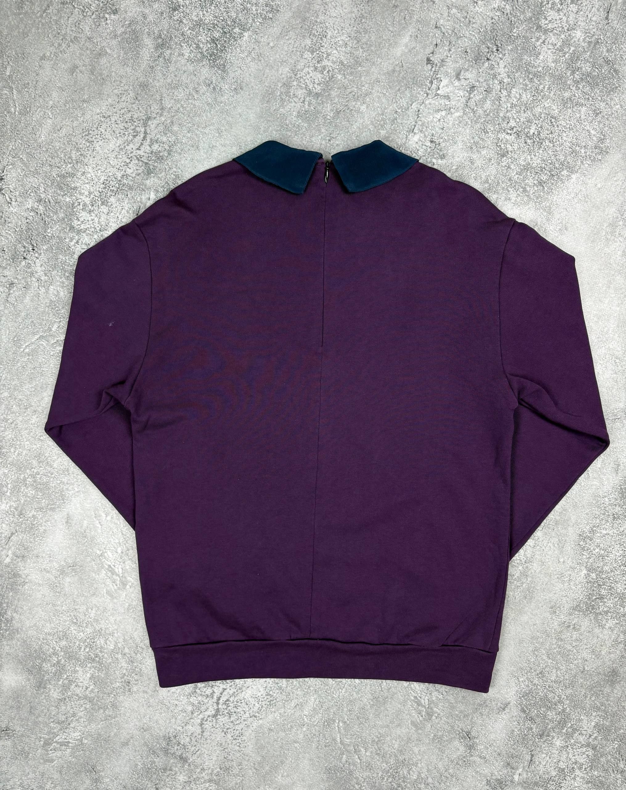 Sandro Sandro Purple sweater with pearl collar size 1 Italy Size M / US 6-8 / IT 42-44 - 3 Thumbnail