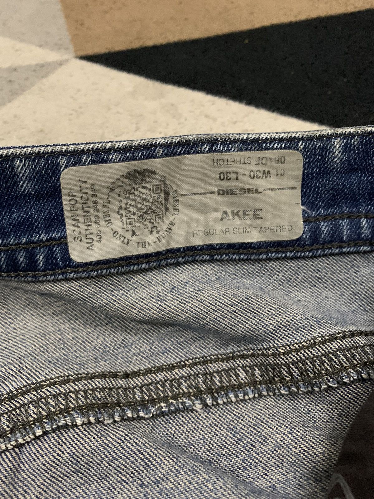 Diesel Diesel Industry Akee Mud Wash Distressed Grunge Jeans Size US 32 / EU 48 - 21 Thumbnail
