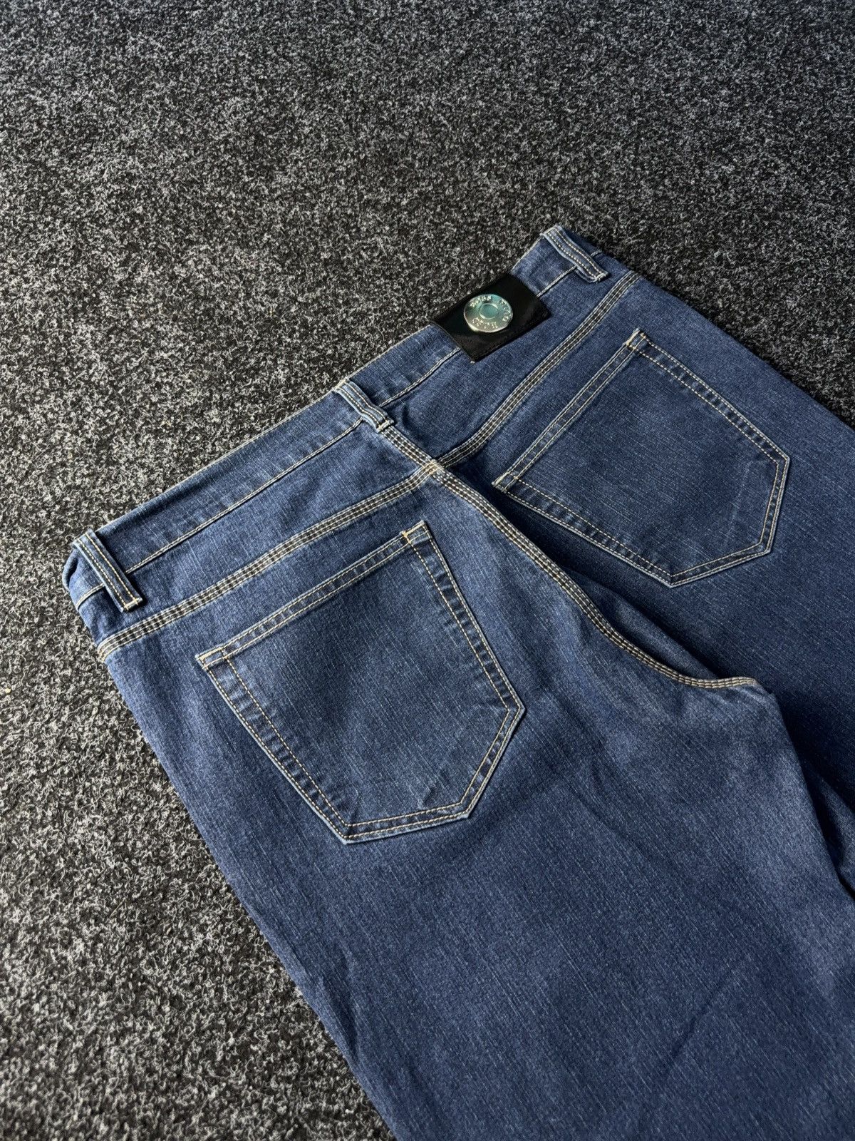 Hugo Boss Vintage 00s Retro Y2K Hugo Boss baggy denim pants Jeans Size US 38 / EU 54 - 12 Thumbnail
