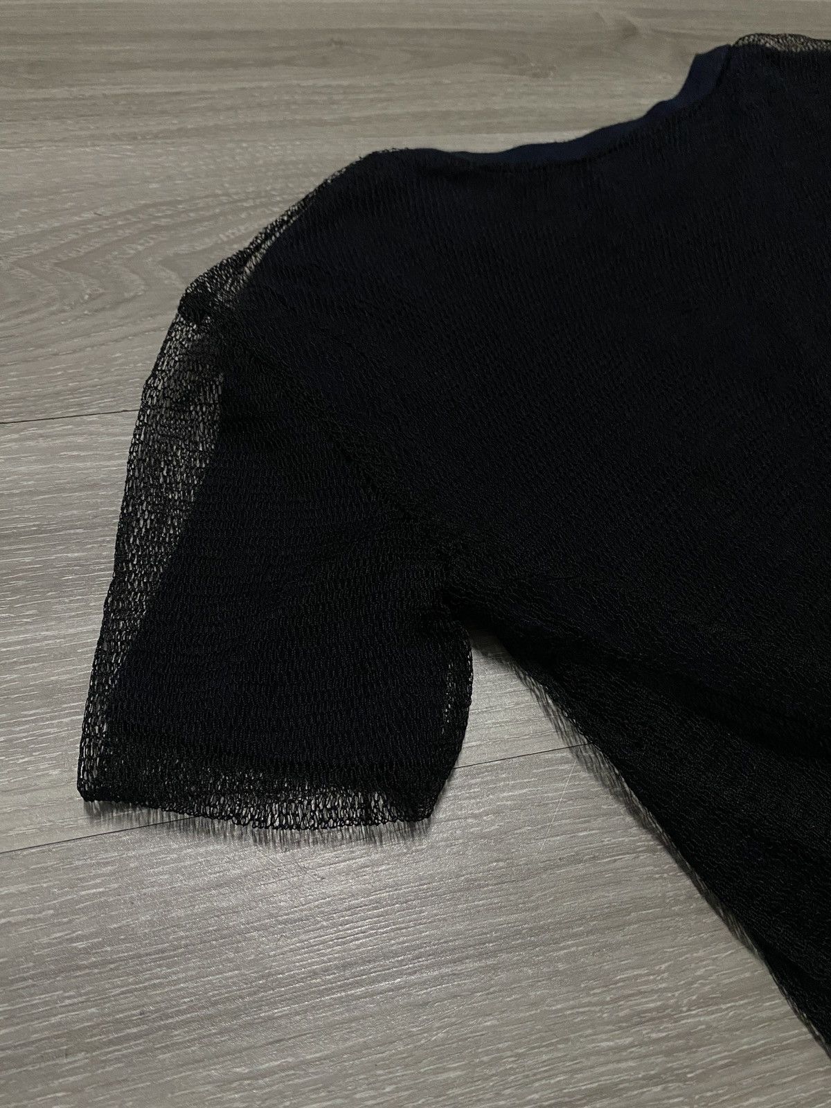 Issey Miyake Archive Issey Miyake - Mesh Layered Textured Tee Size US S / EU 44-46 / 1 - 7 Thumbnail