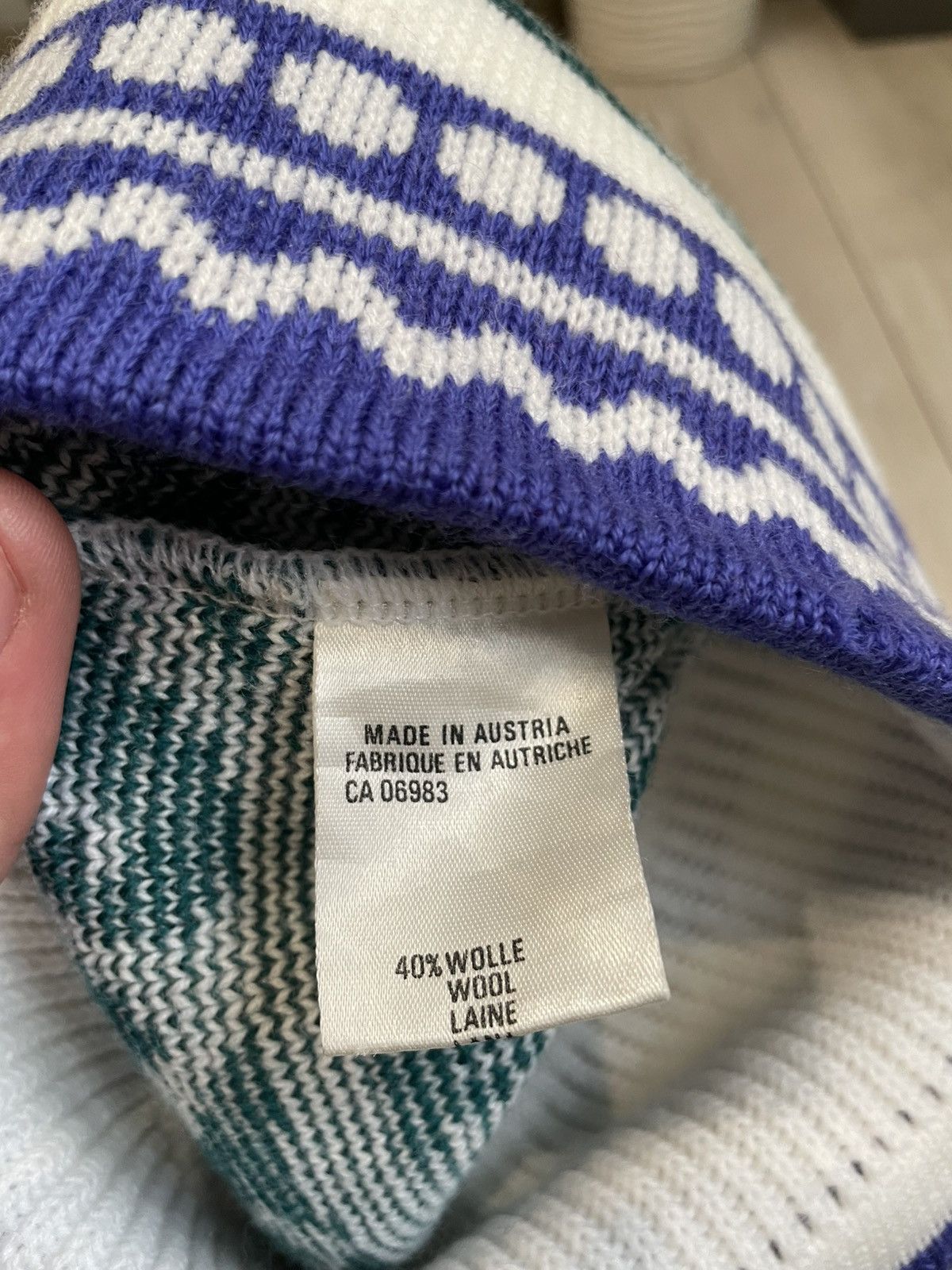 Salomon vintage 70s Salomon beanie ski hat Austria Wool OS Size ONE SIZE - 4 Thumbnail