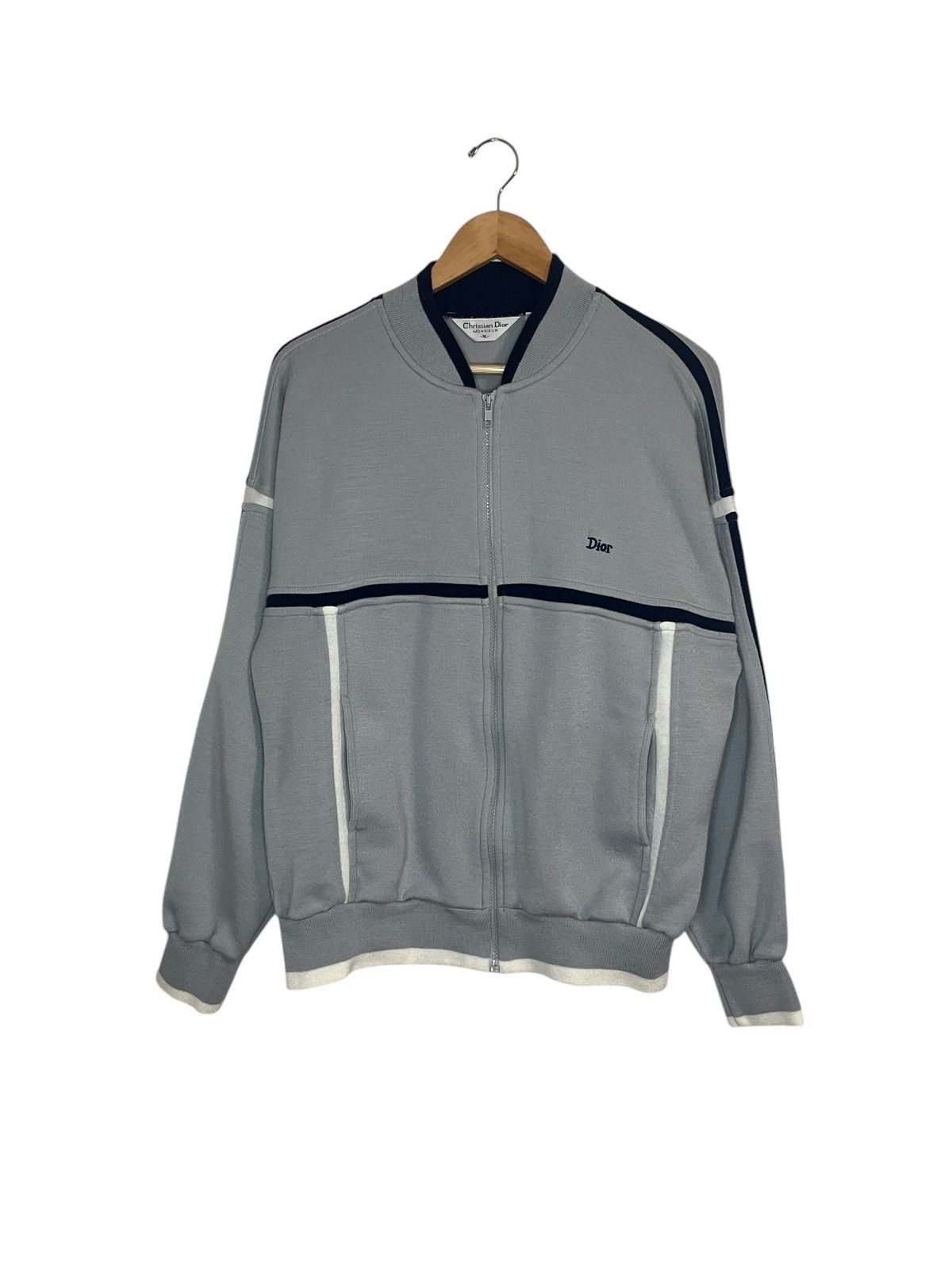 Christian Dior Monsieur Track Jacket Size L Red White Blue
