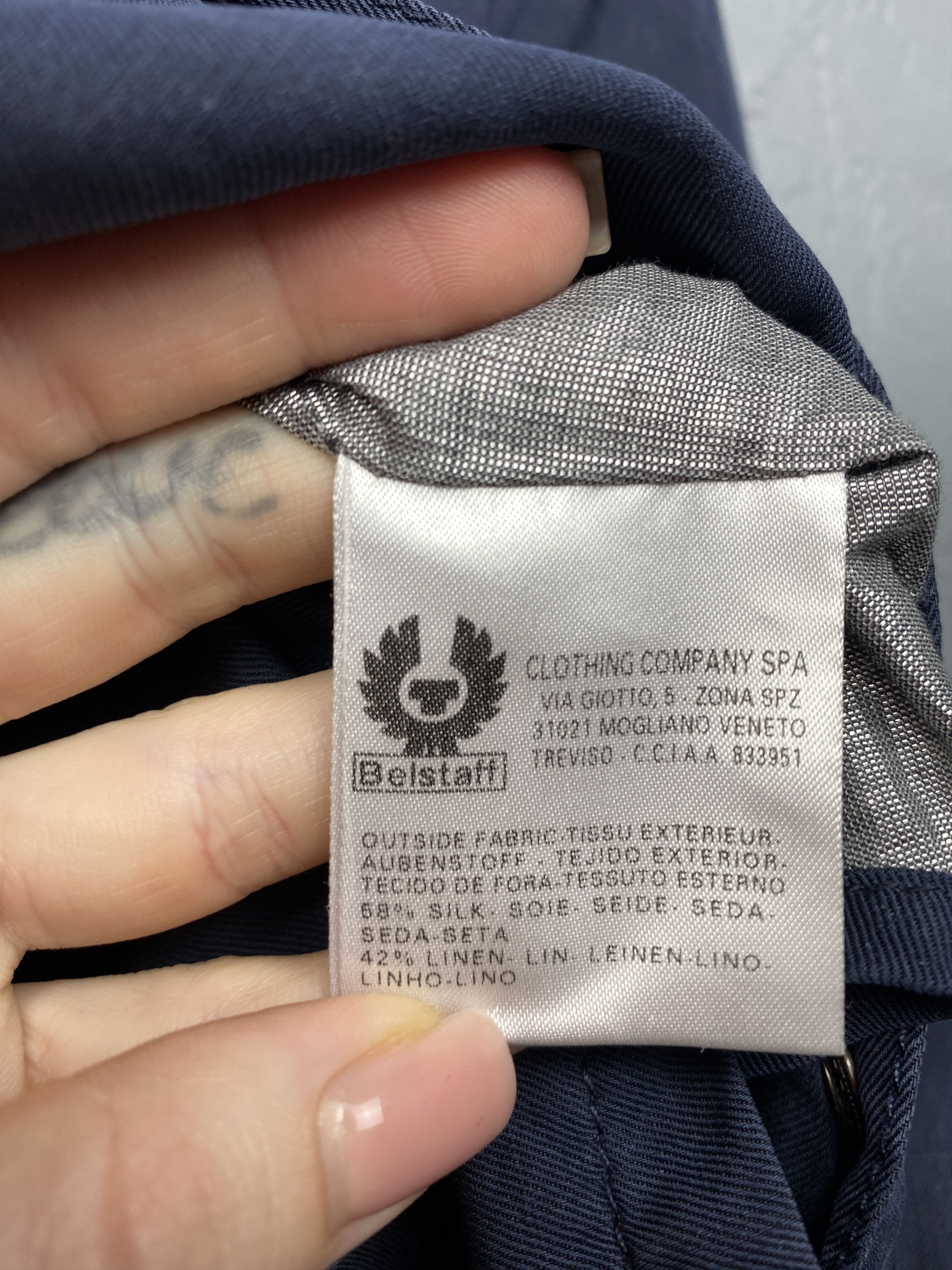 Belstaff × Vintage Belstaff Vintage Womens Linen Jacket Size M / US 6-8 / IT 42-44 - 5 Thumbnail