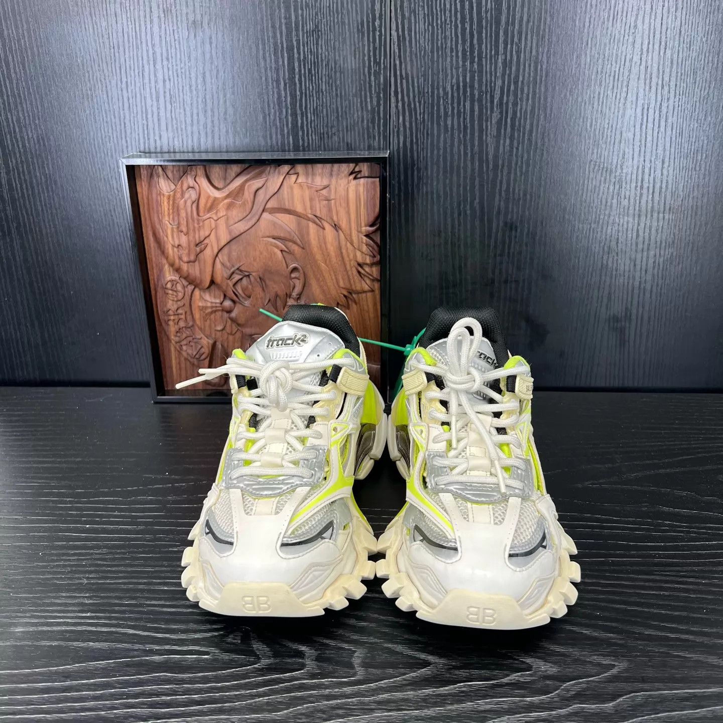 Balenciaga Balenciaga Track2 White & Yellow Women's Size 36 Size US 5.5 / IT 35.5 - 4 Thumbnail