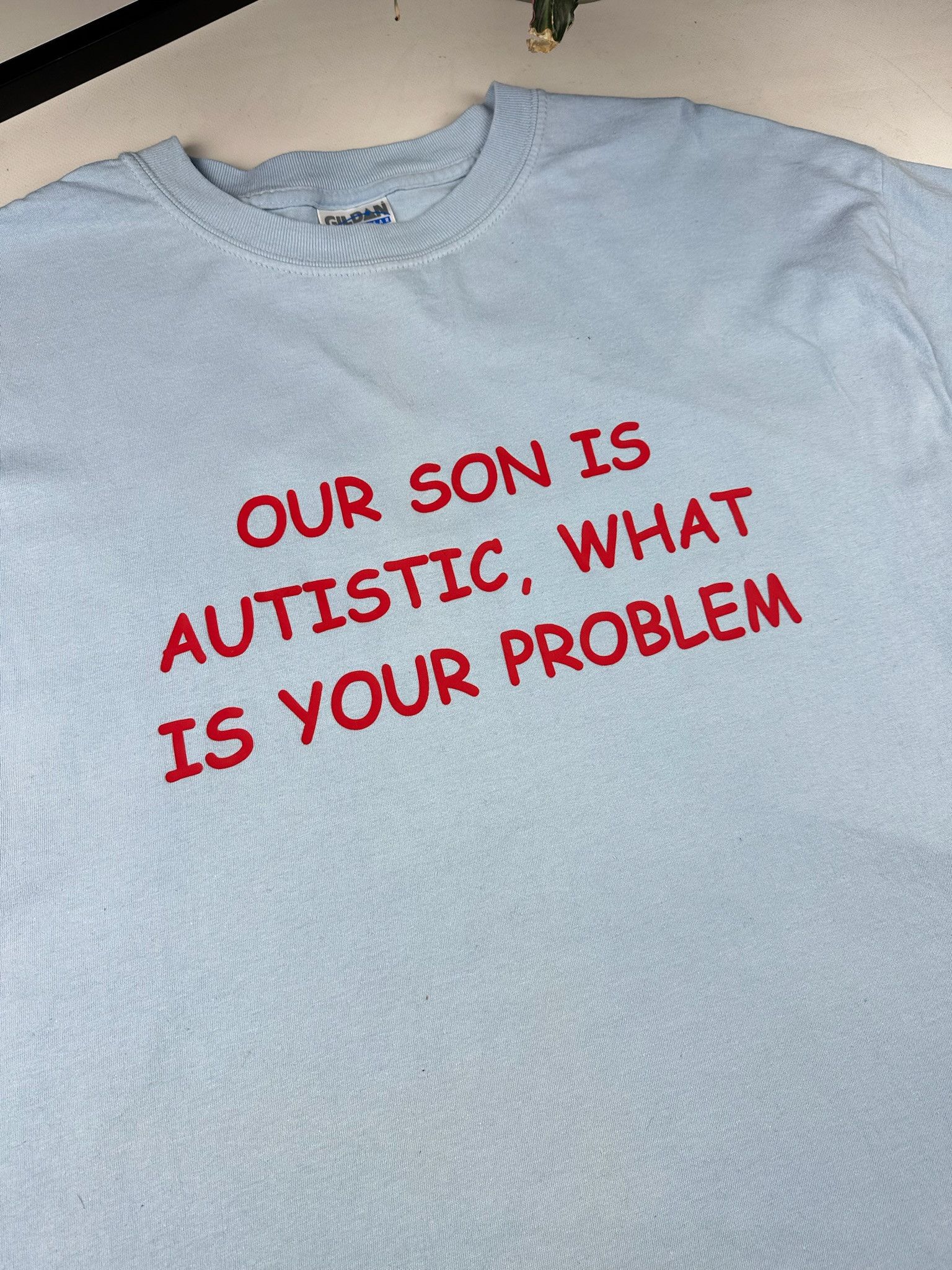 Vintage AUTISM HUMOR CRAZY T-SHIRT Y2K Size US XL / EU 56 / 4 - 2 Thumbnail