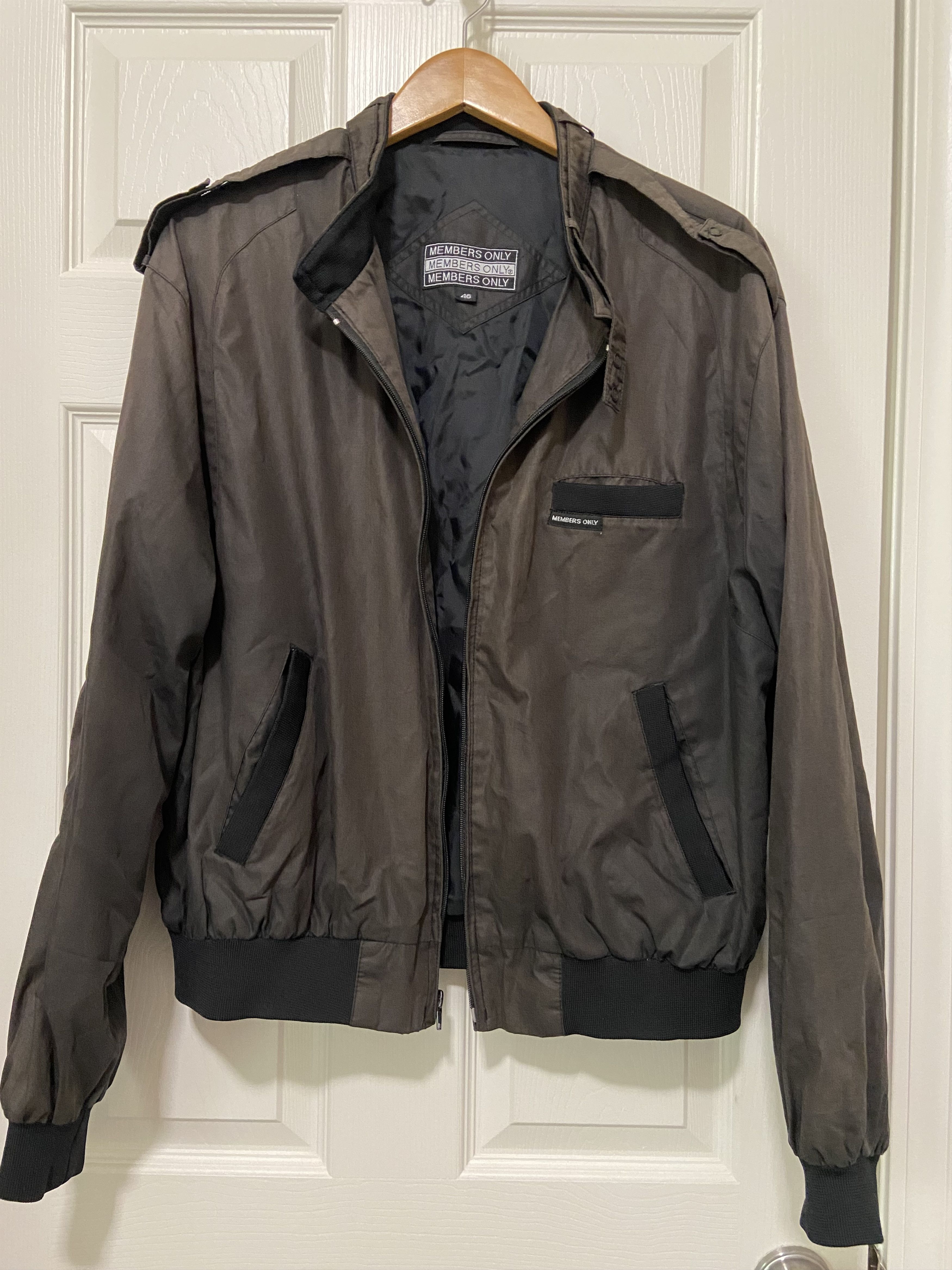 Members Only MEMBER’S ONLY Size 46 Jacket VINTAGE Authentic Bomber Brown Size US XL / EU 56 / 4 - 1 Thumbnail