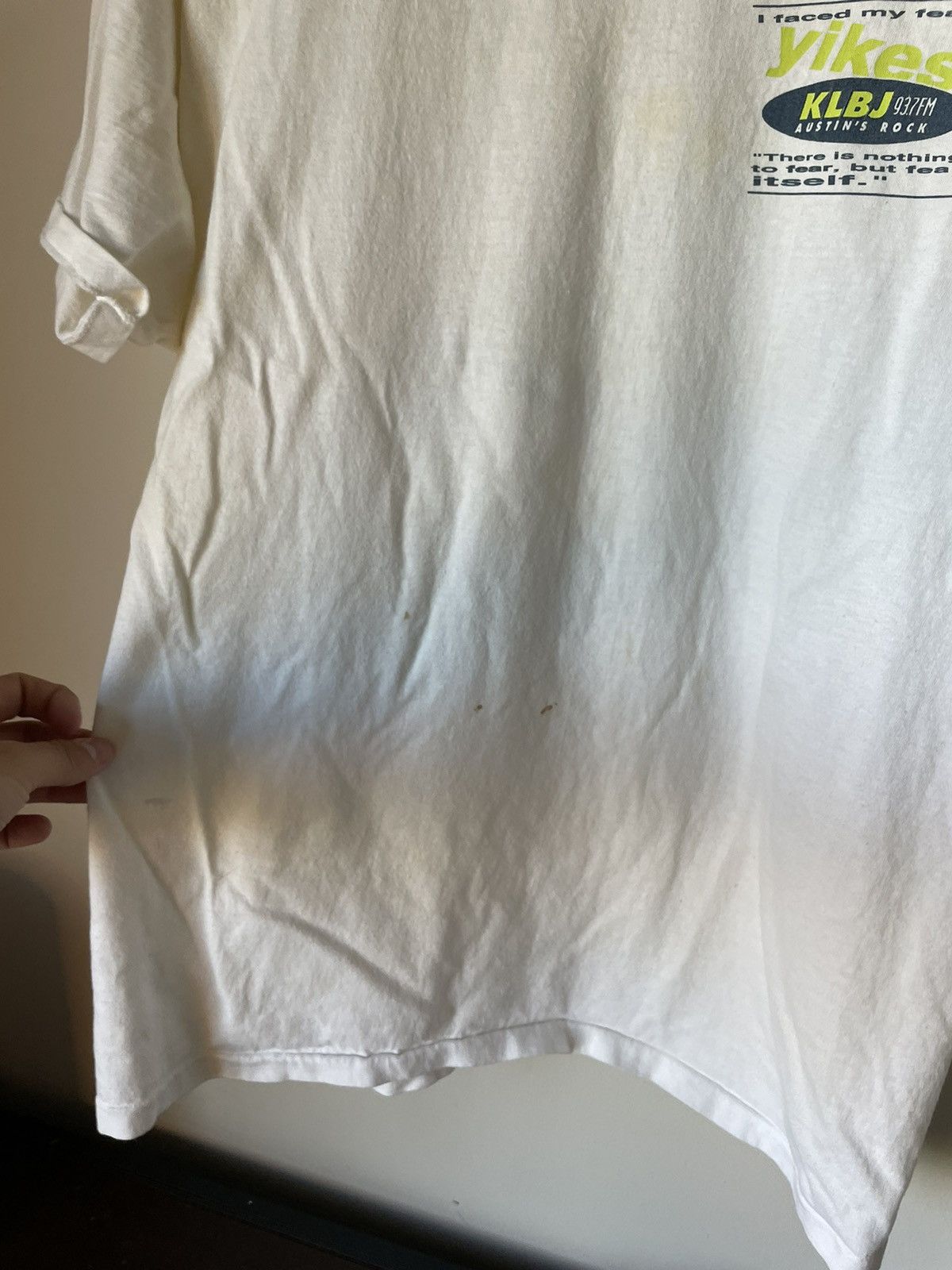 Hanes × Vintage Vintage 93.7 Austin rock radio tee Size US L / EU 52-54 / 3 - 5 Thumbnail
