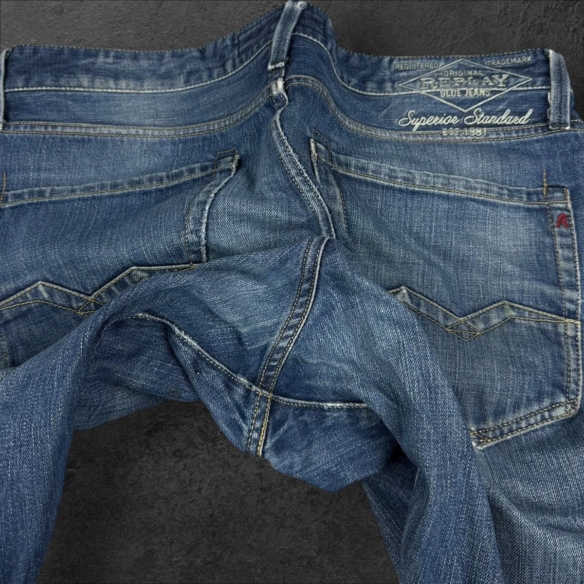 Replay × Vintage Vintage Replay The Blue Jeans Manufacture Denim Pants Size US 36 / EU 52 - 6 Thumbnail