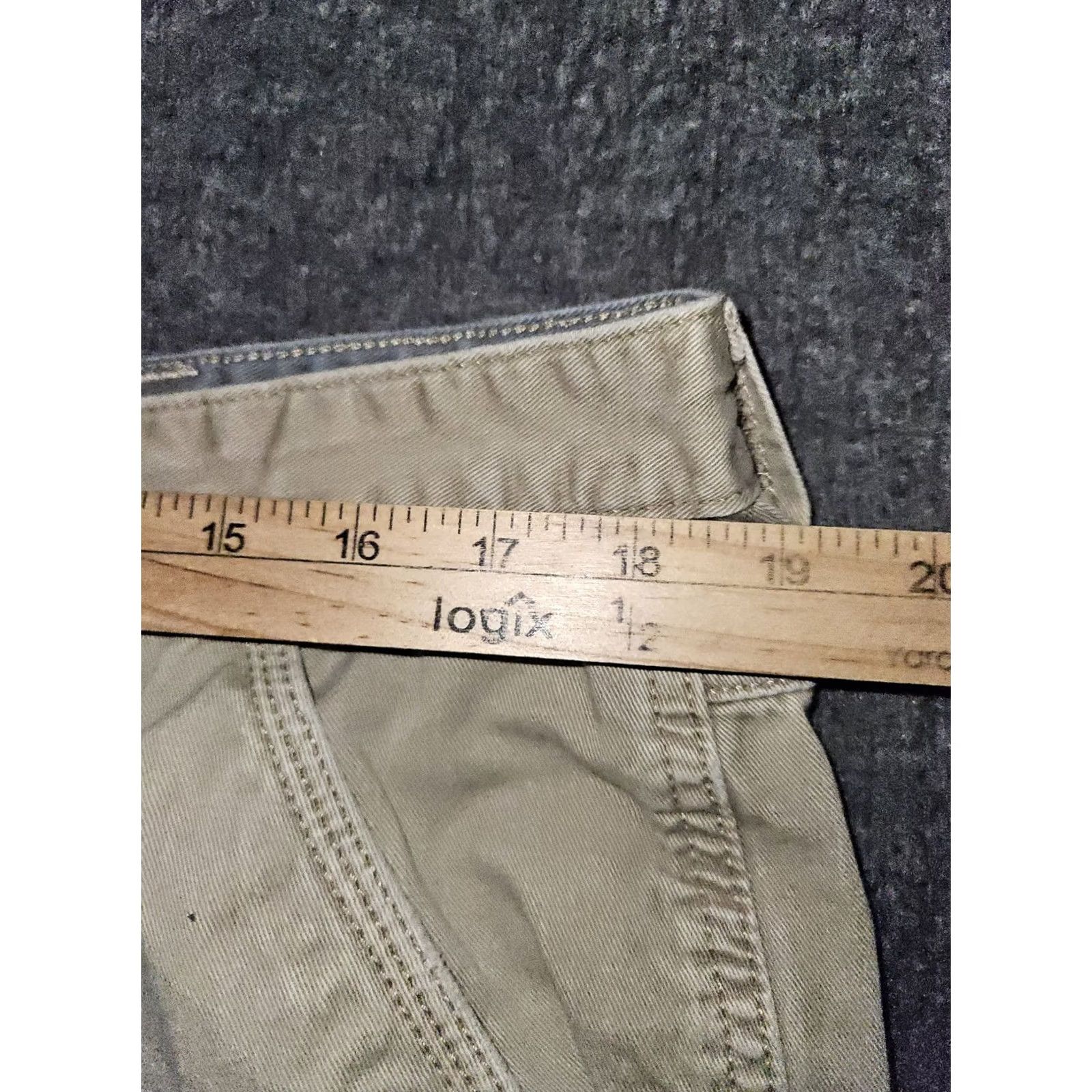 Wrangler Wrangler Cargo Pants Men's 38x30 Khaki Mid Rise Casual Workwear Size US 38 / EU 54 - 3 Thumbnail