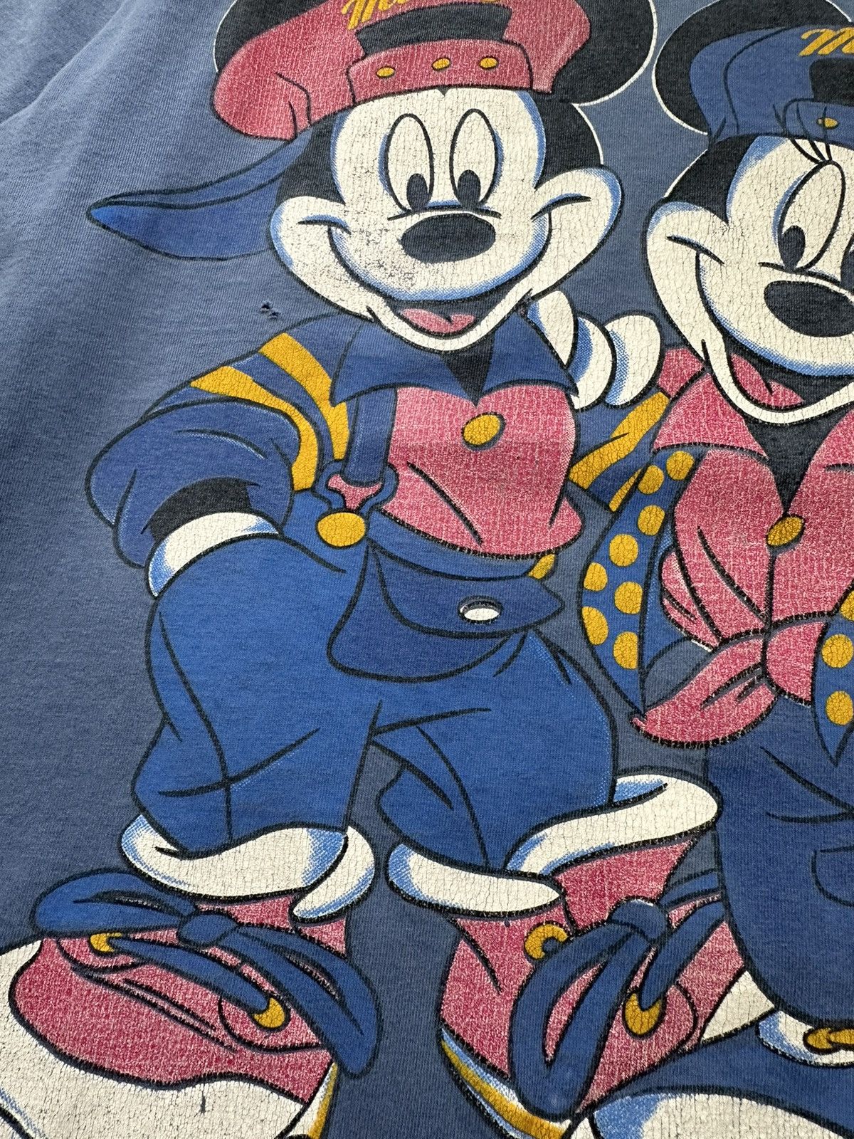 Disney Vintage 90s Disney Mickey Minnie Double Sided Florida Shirt Size US M / EU 48-50 / 2 - 10 Thumbnail