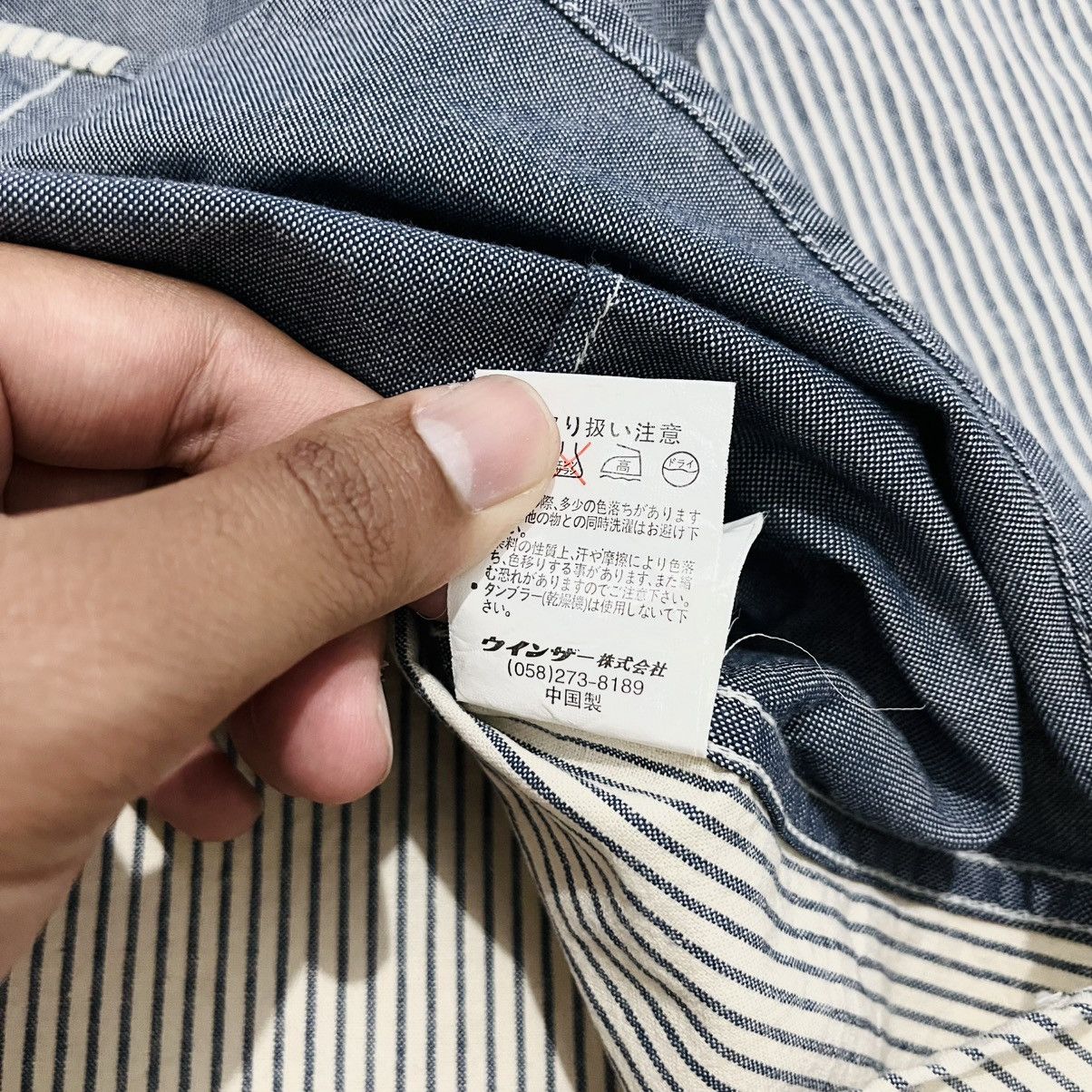 Japanese Brand Jungle Storm Combine Strips Shirt Size US M / EU 48-50 / 2 - 5 Thumbnail