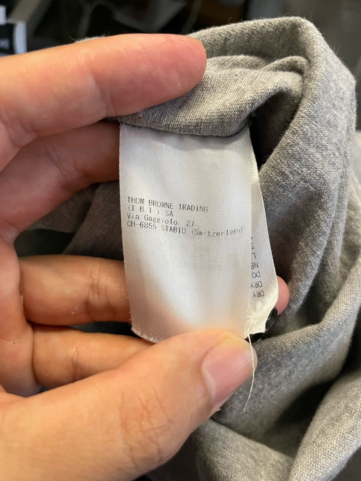 Thom Browne Thom Browne Logo Patch Short-Sleeves Tee Size US M / EU 48-50 / 2 - 11 Thumbnail