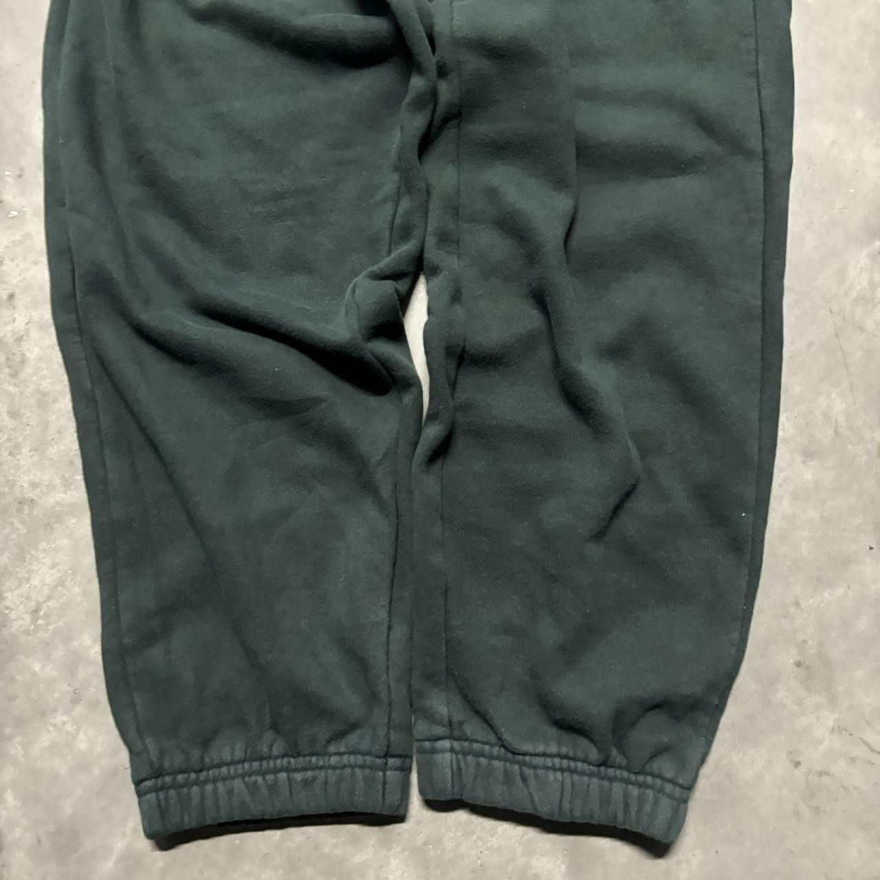 Japanese Brand × Vintage Crazy Vintage Y2K/2000s Dark Green Earth Tone Essential Sweatpants! Size US 32 / EU 48 - 5 Thumbnail