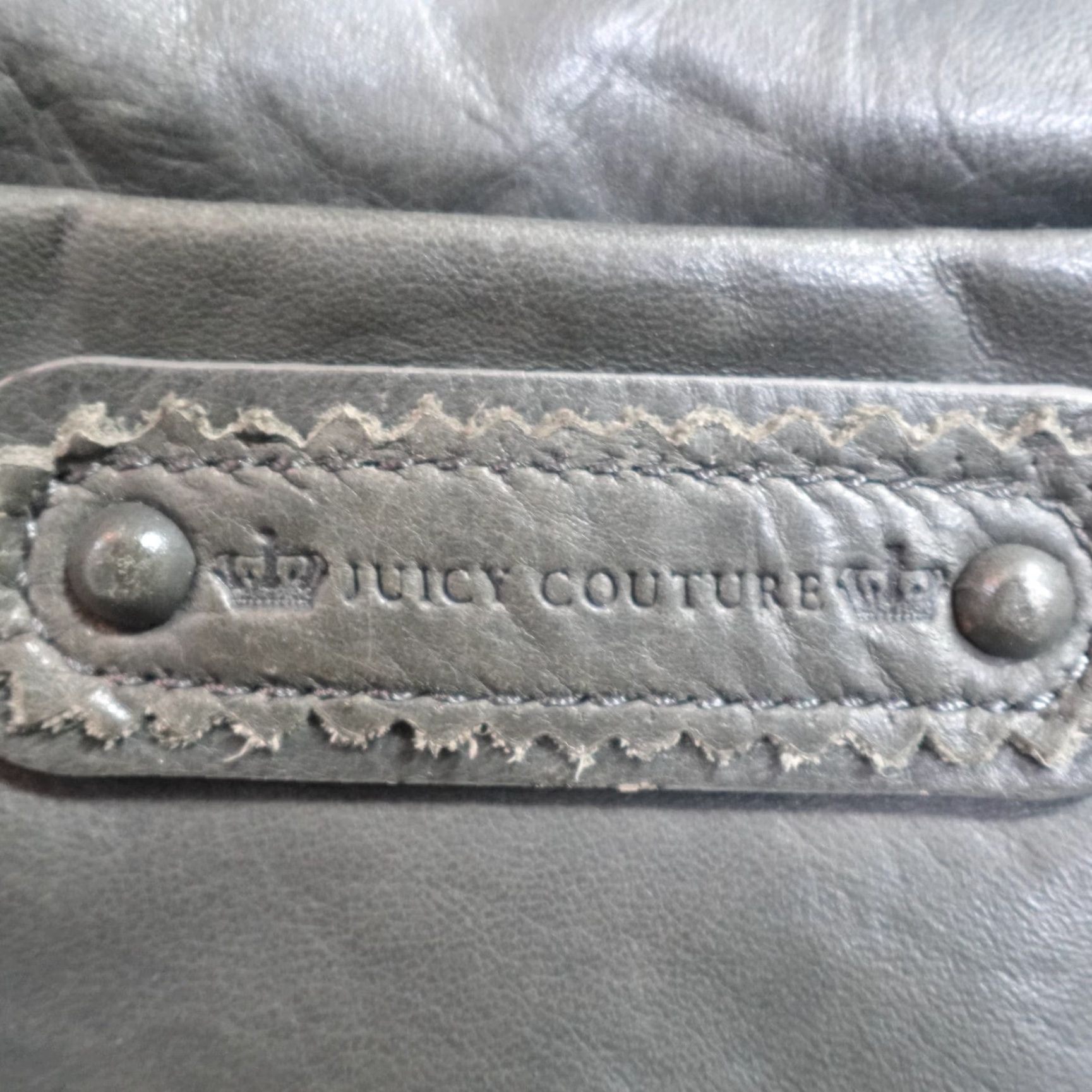 Juicy Couture VINTAGE Juicy Couture Crossbody Bag Womens Green Leather Mini Brown Gold Chain Pullchsin Y2K Size ONE SIZE - 2 Thumbnail