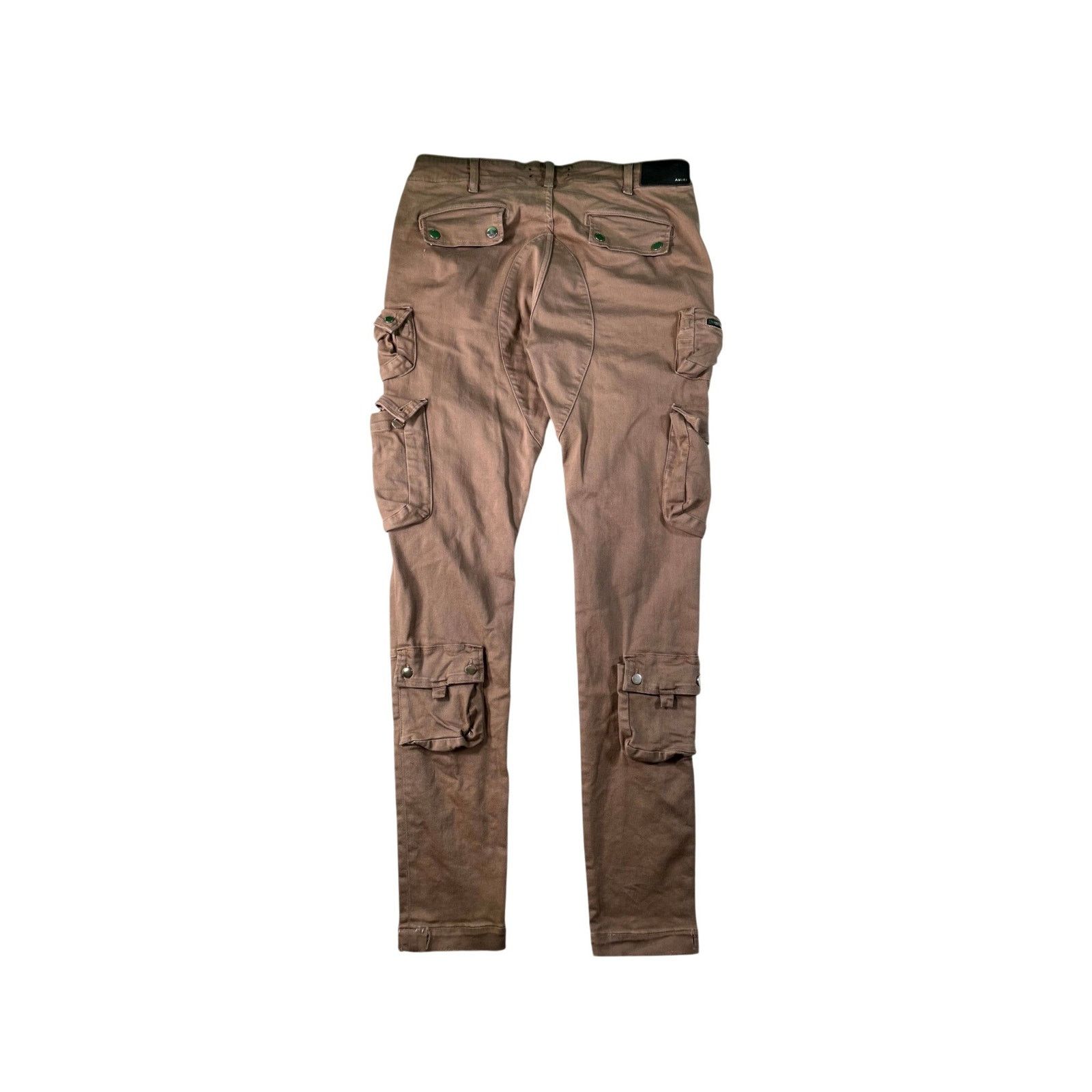Amiri Amiri Tan Cargo Jeans Size US 33 - 2 Thumbnail