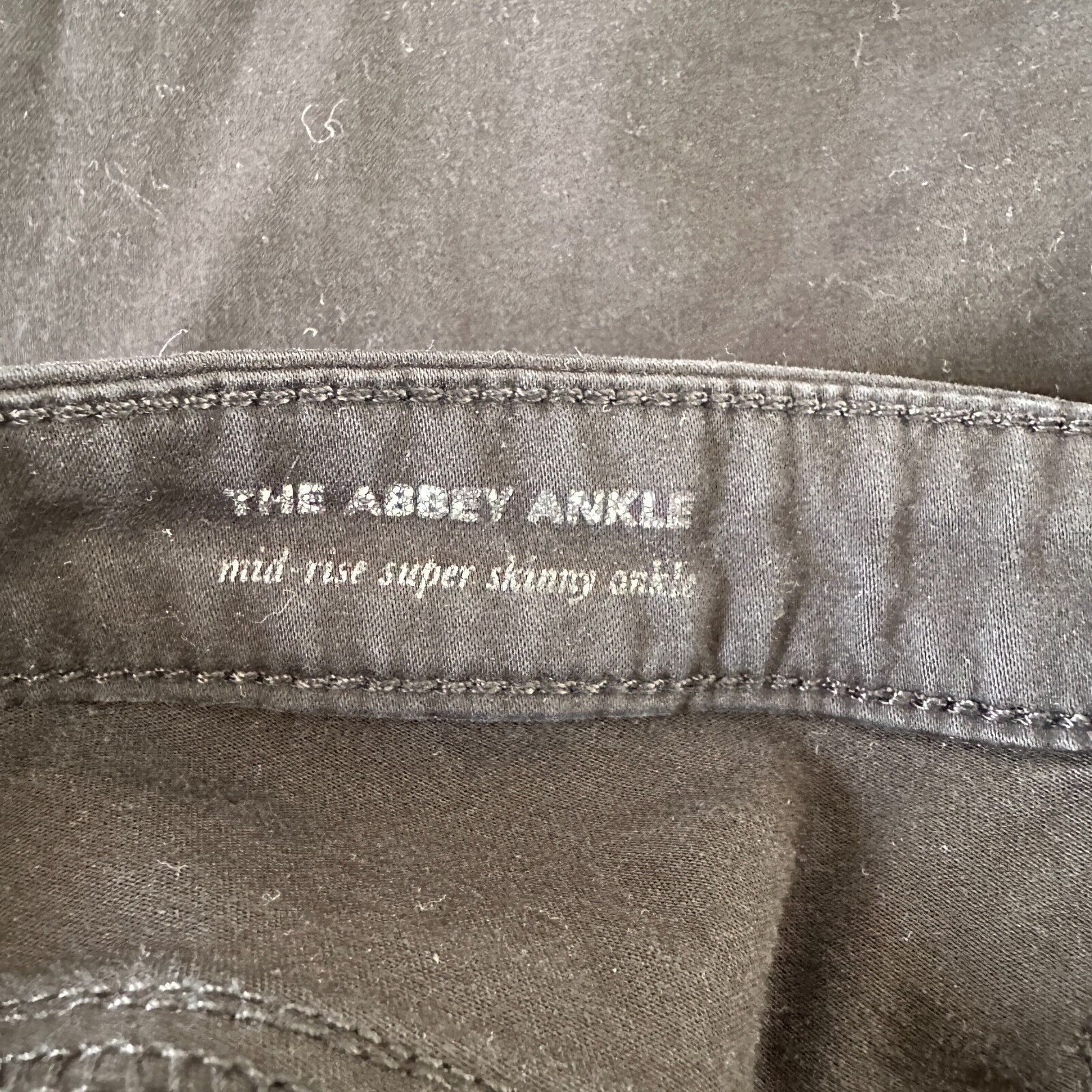 AG Adriano Goldschmied Adriano Goldschmeid Black Ankle Mid Rise Skinny Jeans 27 Size 27" / US 4 / IT 40 - 7 Thumbnail