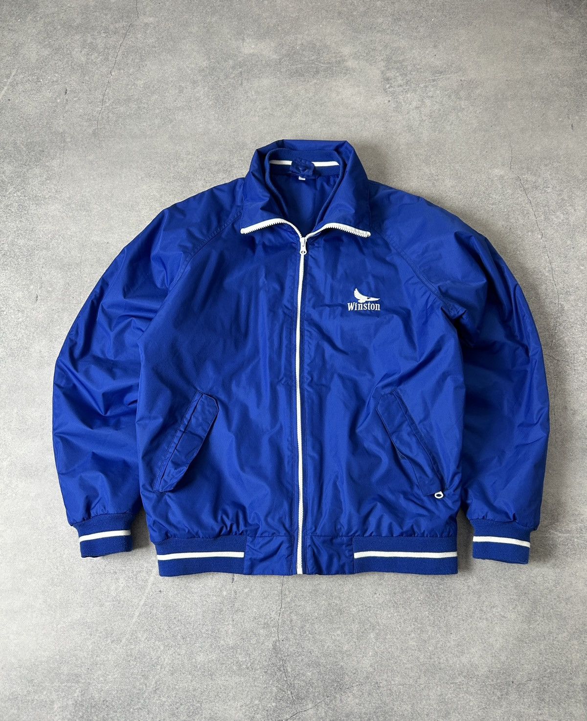 Vintage Vintage Winston blue cigarettes jacket mens bombers Size US M / EU 48-50 / 2 - 2 Thumbnail