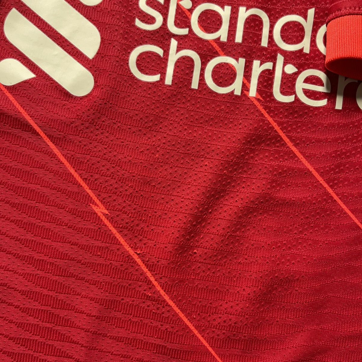 Nike × Vintage LIVERPOOL NIKE 2021/2022 FOOTBALL HOME JERSEY #11 SALAH Size US S / EU 44-46 / 1 - 11 Thumbnail