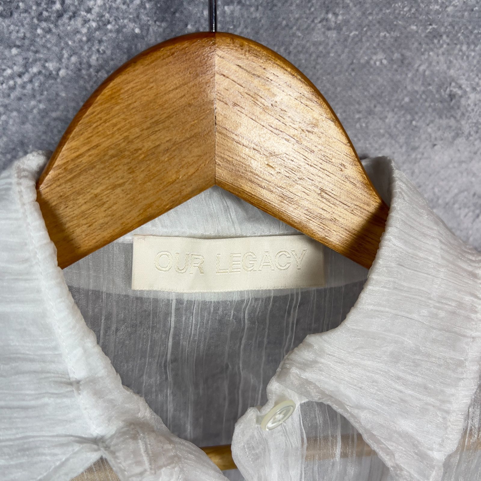 Our Legacy Our Legacy Blouse Women's Size 34 White Polymide ` Size XXS / US 00 / IT 34 - 4 Thumbnail