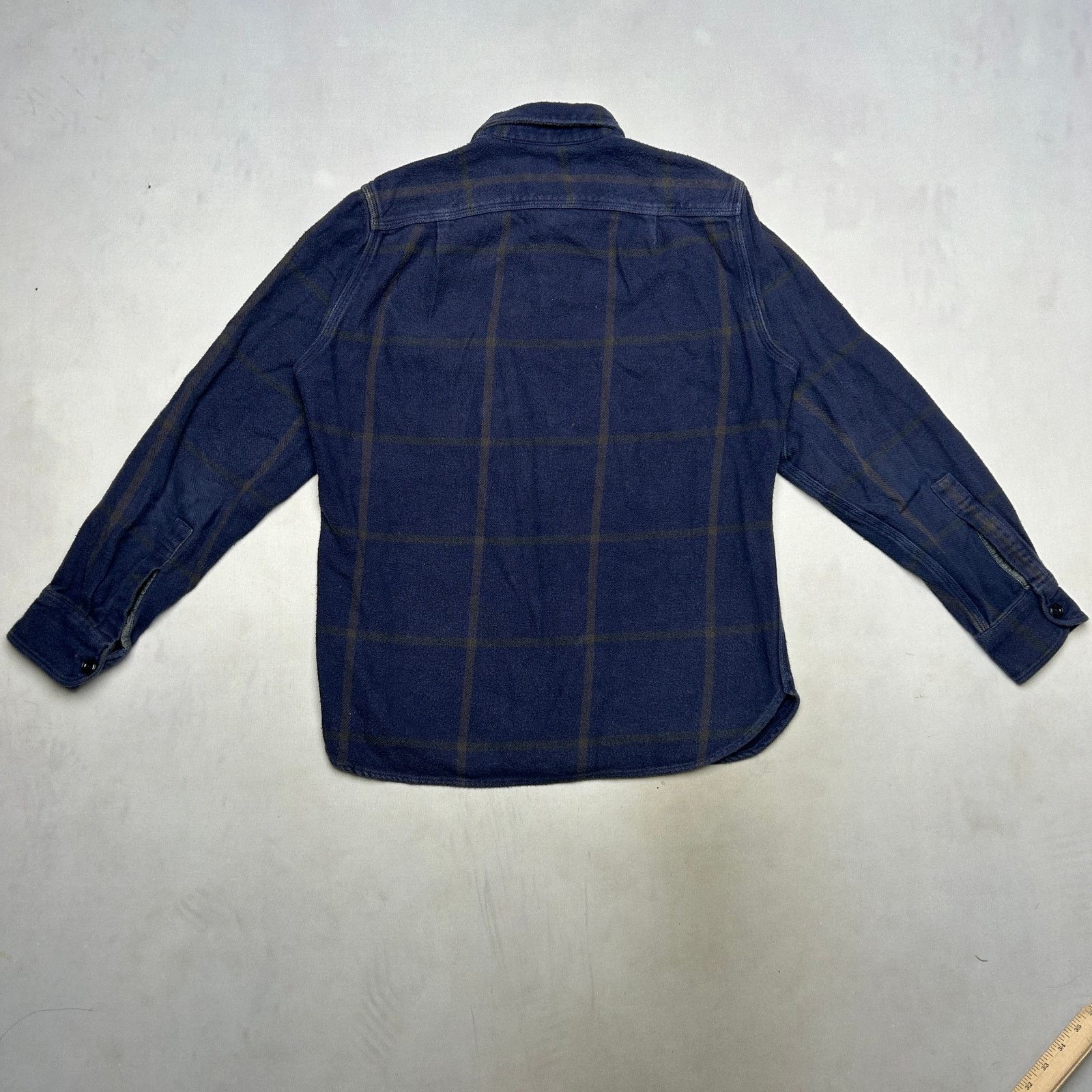 Wallace & Barnes Wallace & Barnes J.Crew Windowpane Flannel Shirt Men's Small Size US S / EU 44-46 / 1 - 3 Thumbnail