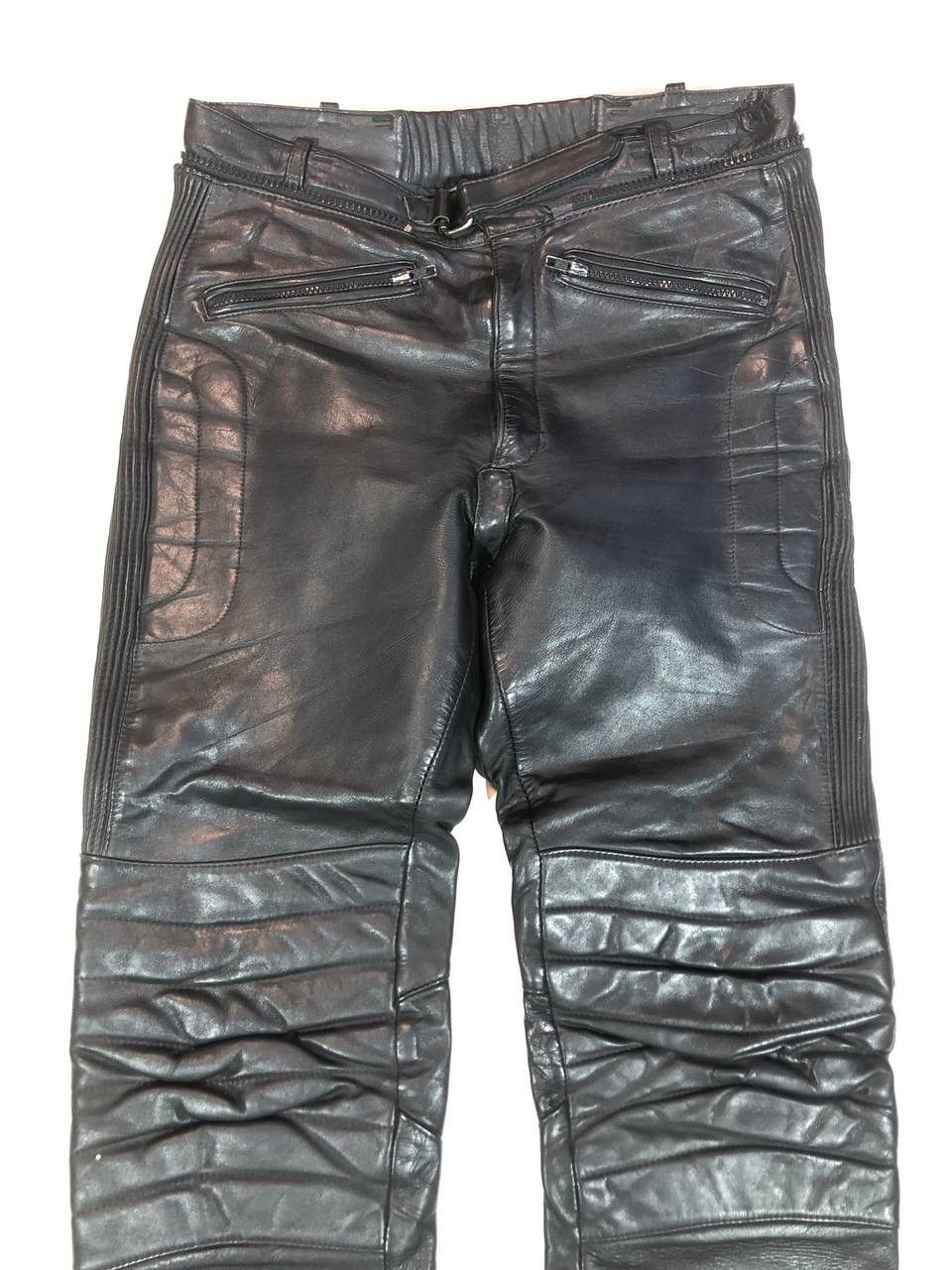 Genuine Leather × Vintage Leder Avangarde Leather Moto Racing Pants Vintage Size US 34 / EU 50 - 2 Thumbnail