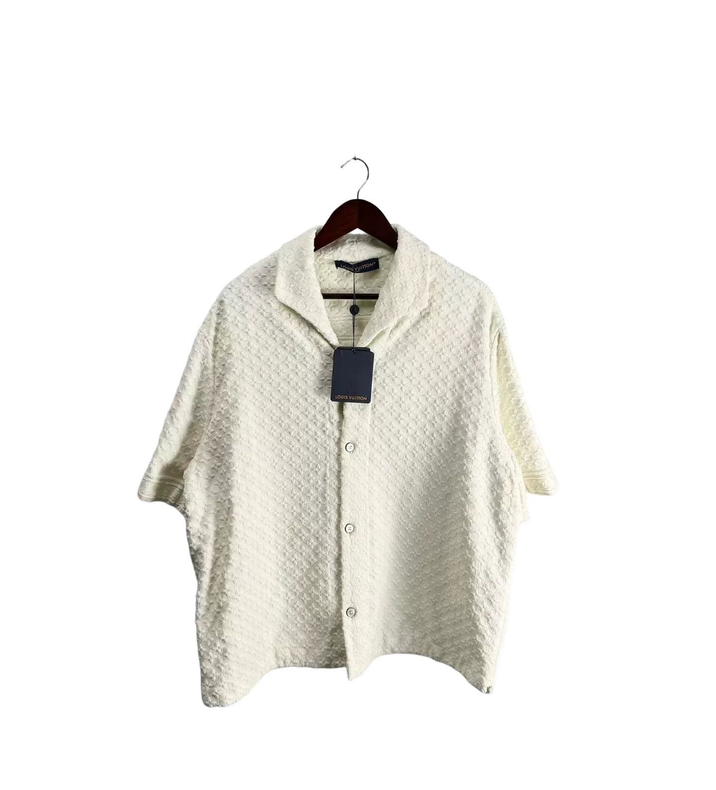 Louis Vuitton Louis Vuitton Monogram Embossed Toweling Shirt Size XL Size US XL / EU 56 / 4 - 1 Thumbnail