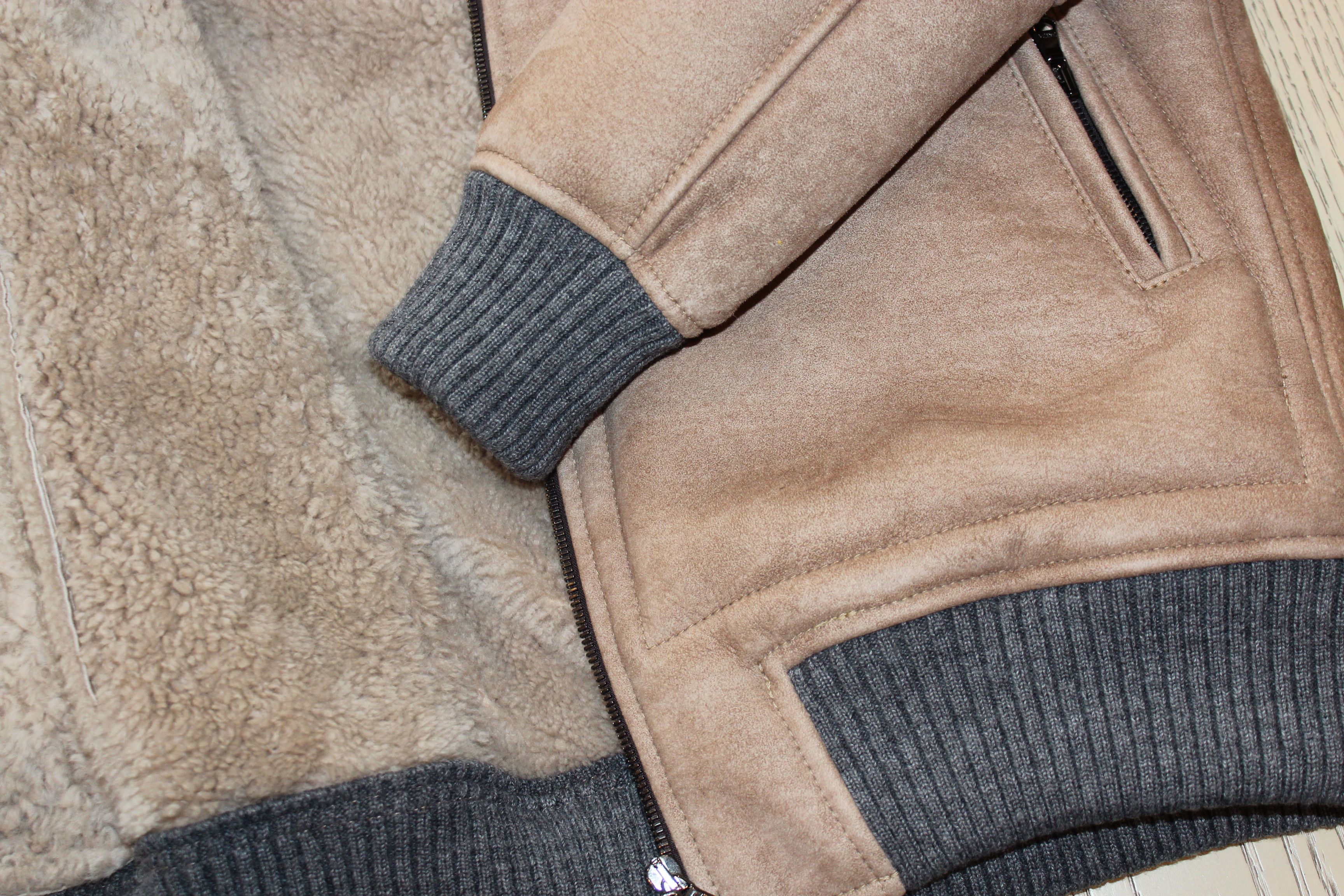Barba Napoli Barba Napoli Handmade Leather Shearling Jacket Size 46/36 Size US S / EU 44-46 / 1 - 13 Thumbnail