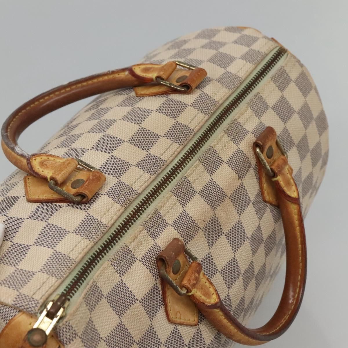 Louis Vuitton LOUIS VUITTON Damier Azur Speedy 30 Hand Bag N41533 Size ONE SIZE - 6 Thumbnail