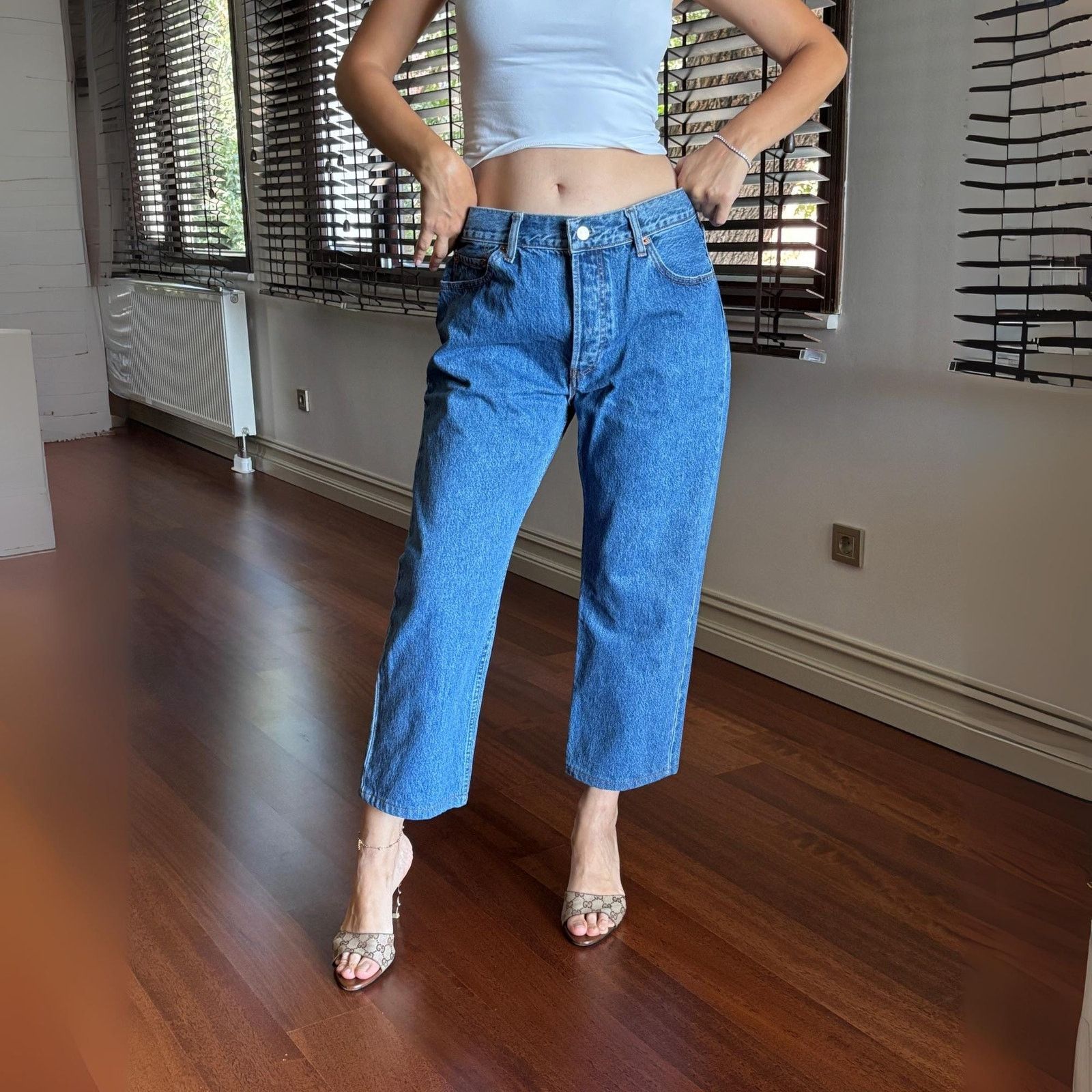 Levi's × Levi's Made & Crafted × Vintage Vintage Levi's 501-0115 W36 L34 Mexico 90s Button Fly Jeans Size US 36 / EU 52 - 1 Thumbnail