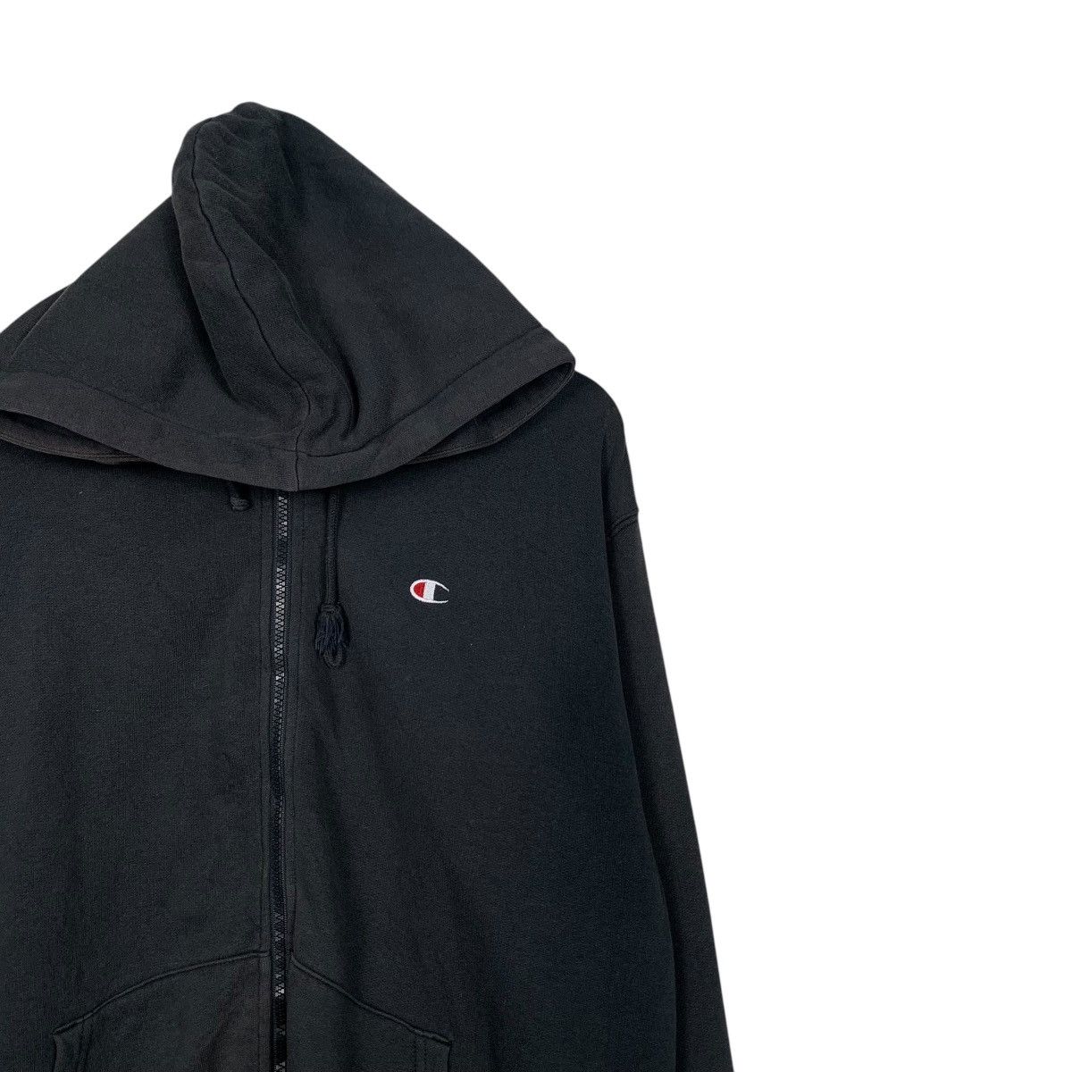 Champion CHAMPION Sun Burn Black Zipper Hoodies Sweatshirt #1726-C76 Size US L / EU 52-54 / 3 - 5 Thumbnail