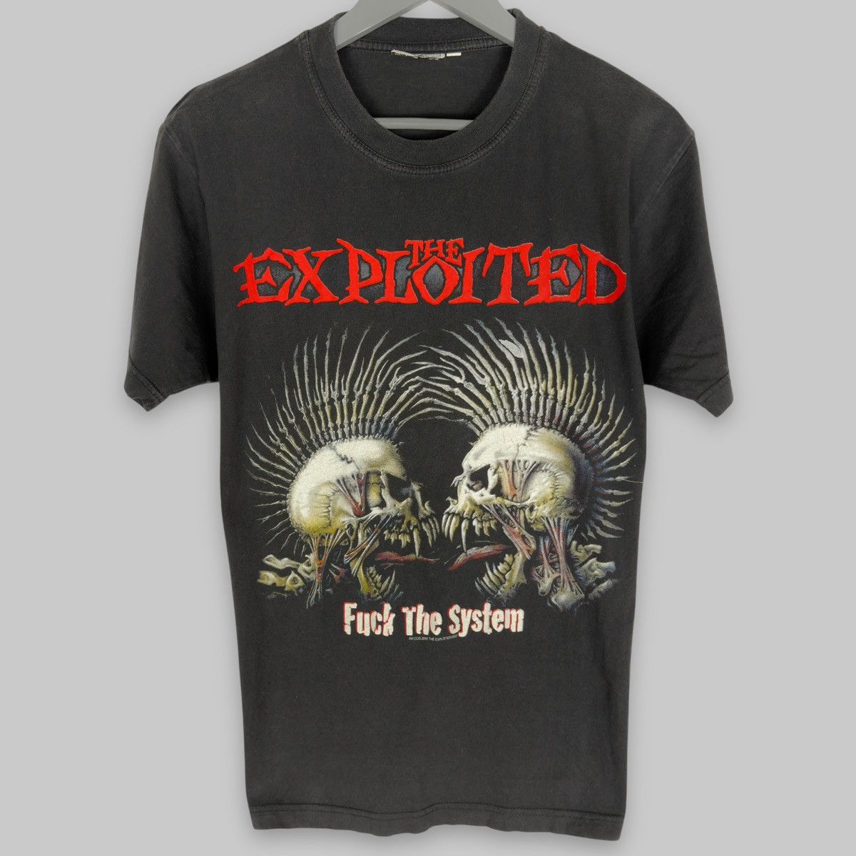 Vintage 2003 The Exploited Fuck The System Punk Euro T Shirt