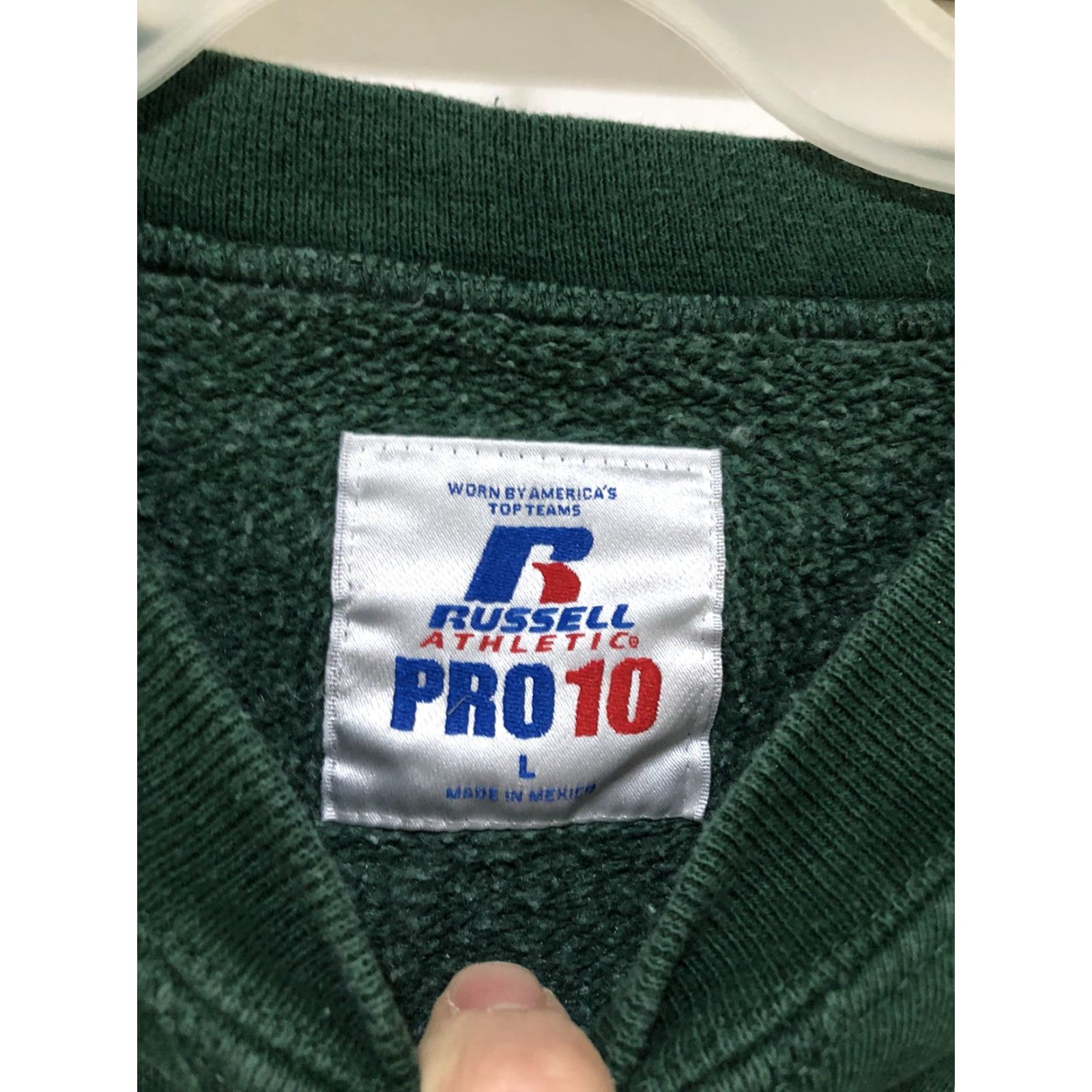 Russell Athletic VINTAGE Russell Athletic Pro 10 Sweatshirt Green Reverse Weave L Mens 90s Derby Size US L / EU 52-54 / 3 - 5 Thumbnail